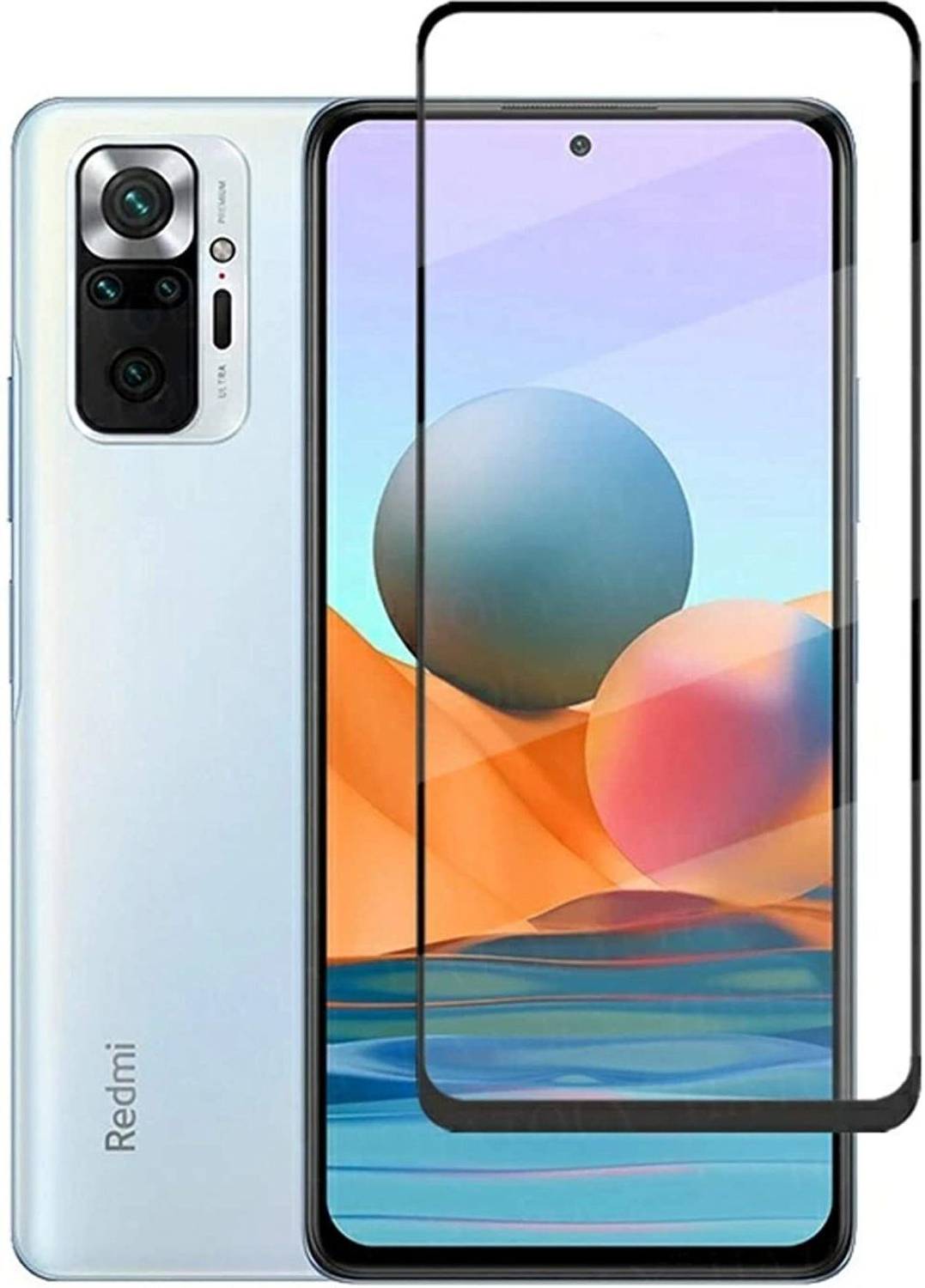 EITANSHA CREATION Edge To Edge Tempered Glass for Redmi Note 10 Pro, Redmi Note 10 Pro Max, Redmi Note 10 Lite