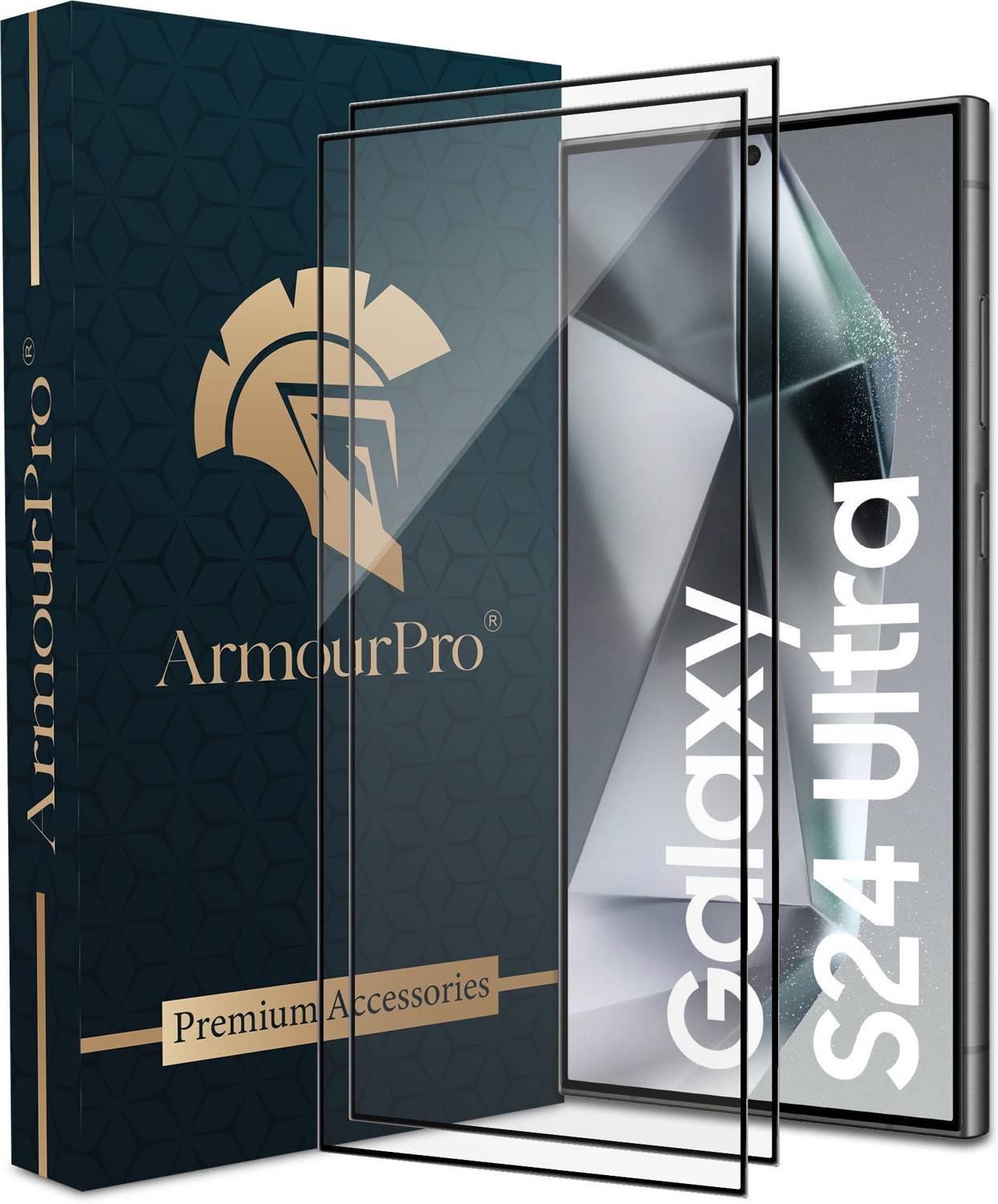 ArmourPro Edge To Edge Tempered Glass for Samsung Galaxy S24 Ultr