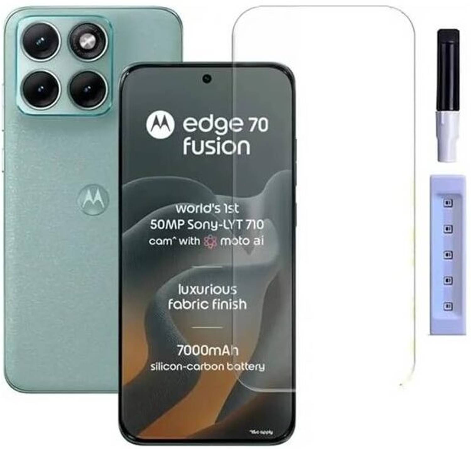 Flipkart SmartBuy Edge To Edge Tempered Glass for Motorola Edge 70 Fusion 5G, Moto Edge 70 Fusion 5G
