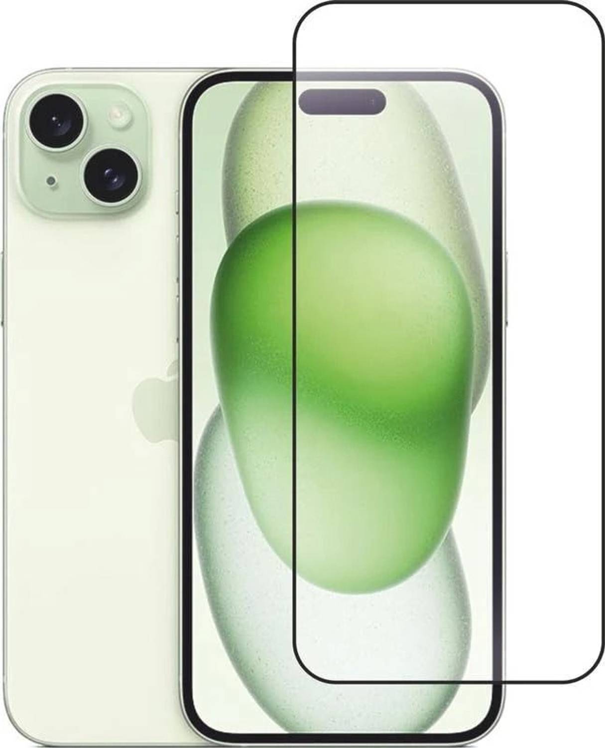 NEXZONE Edge To Edge Tempered Glass for APPLE Iphone 15, Iphone 1