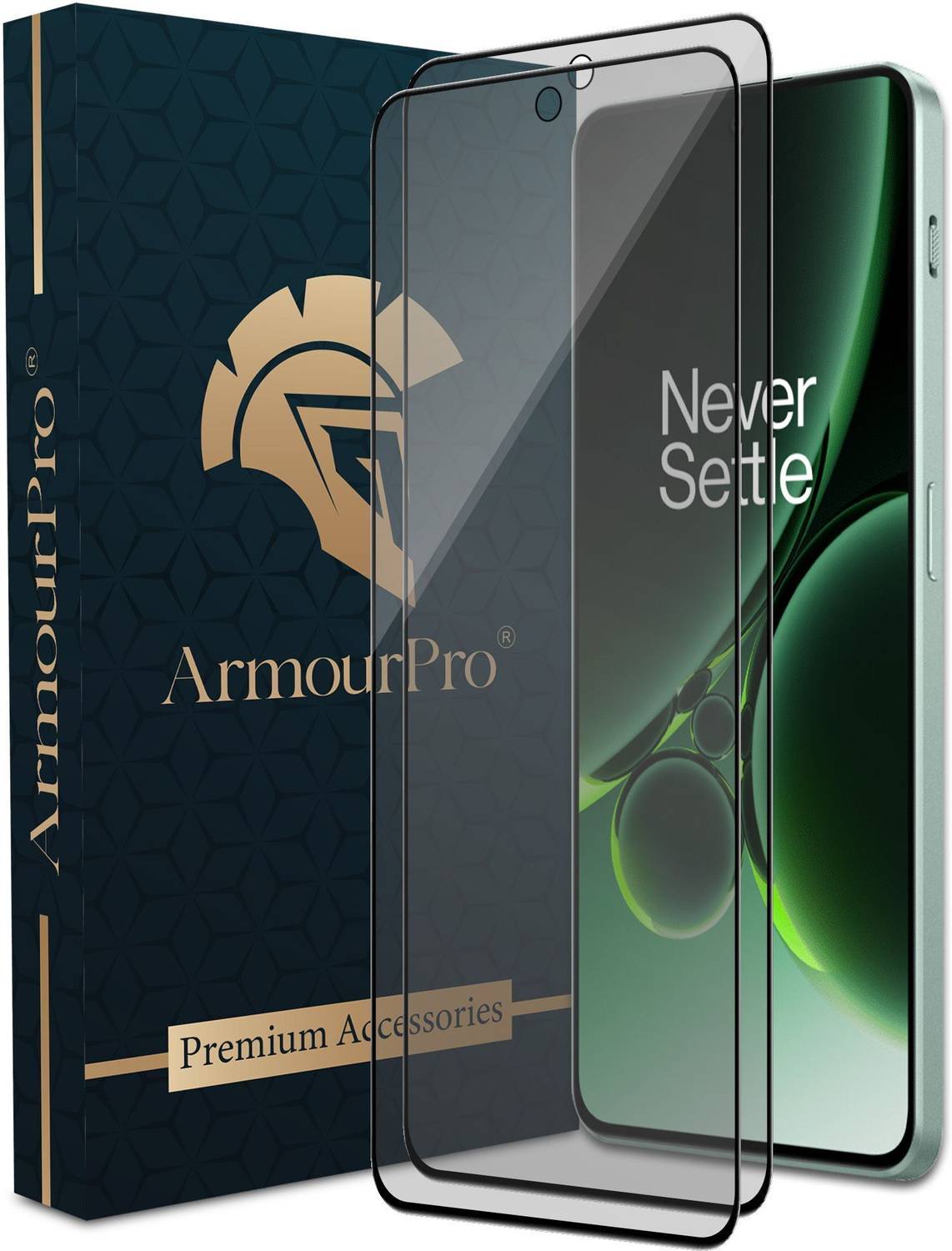 ArmourPro Edge To Edge Tempered Glass for OnePlus Nord 3 5G, Nord 3 5G, OnePlus Nord CE 3 5G, Nord CE 3 5G, OnePlus Nord CE 4 5G, Nord CE 4 5G, Matte Protection