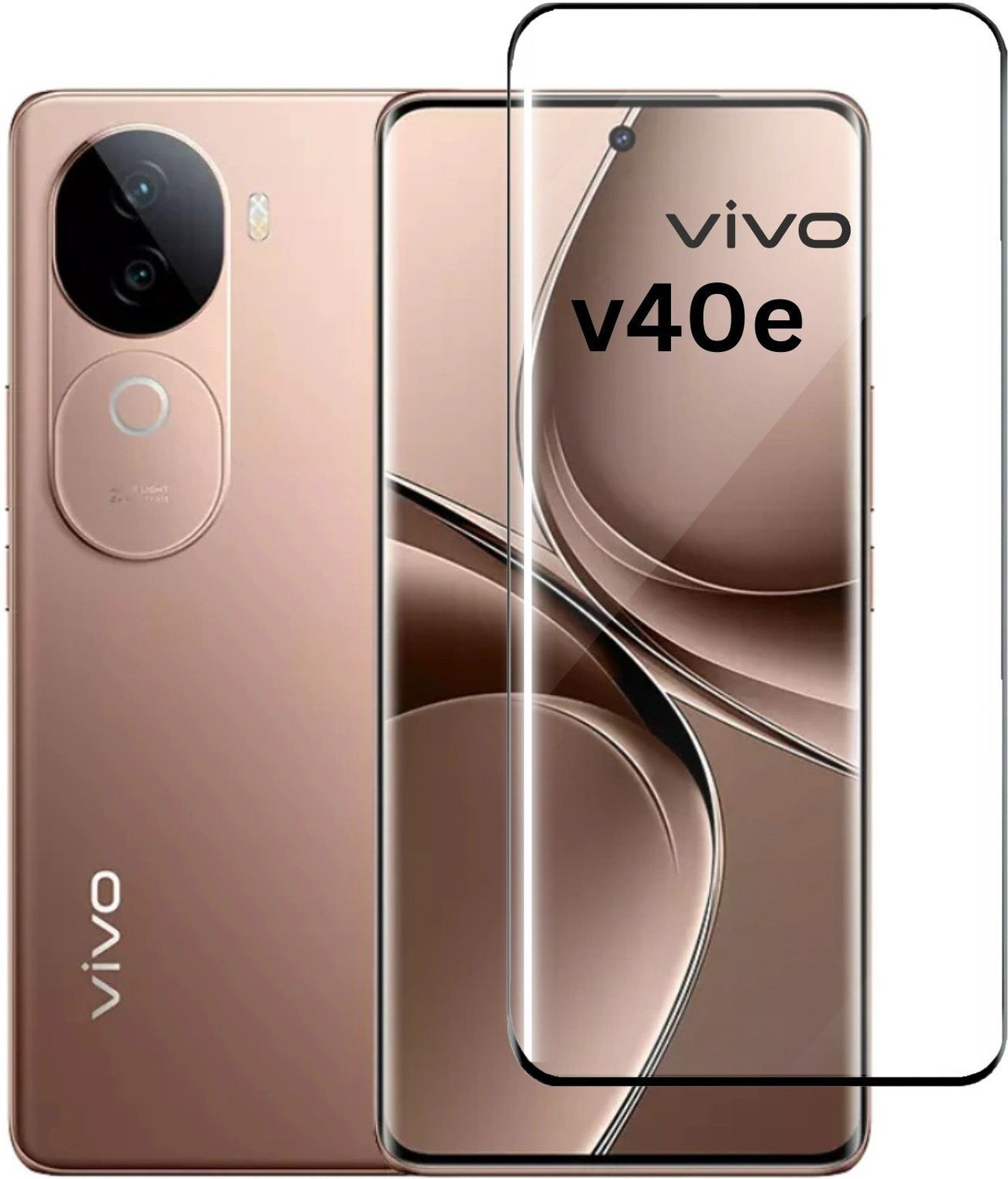 Image of KWINE CASE Edge To Edge Tempered Glass for Vivo V40e 5G, iQOO Z9s 5G (Pack of 1)