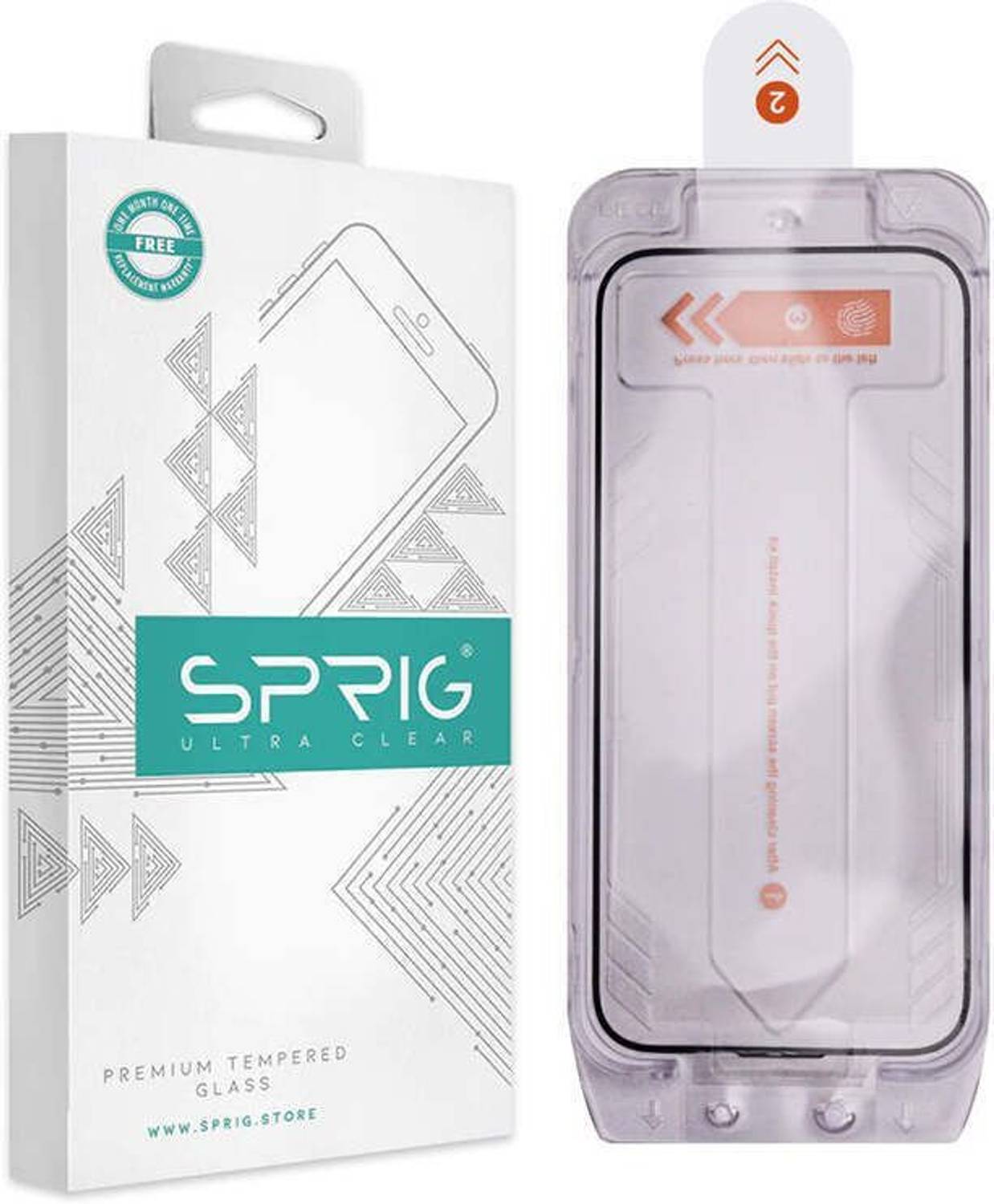 Sprig Edge To Edge Tempered Glass for Apple iPhone 15 Pro, iPhone