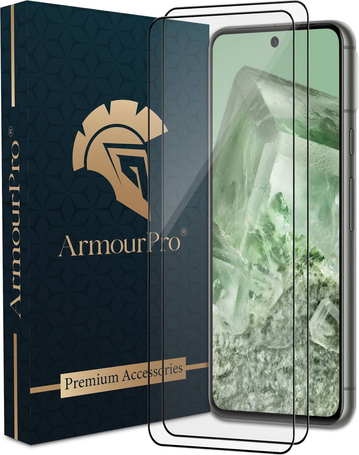 ArmourPro Edge To Edge Tempered Glass for Google Pixel 8 5G, Google Pixel 8, Pixel 8 5G