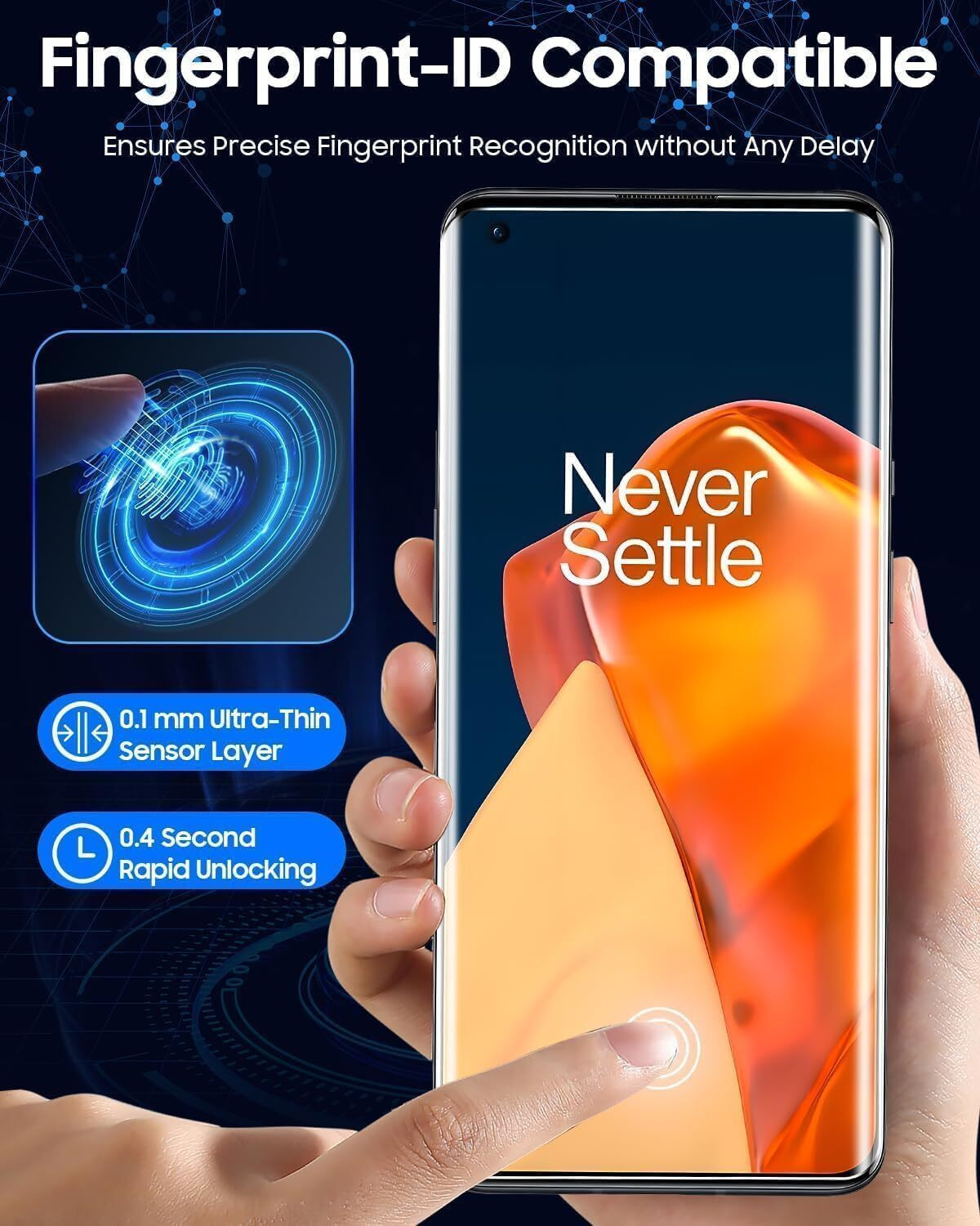 Image of Shuotech Edge To Edge Tempered Glass for moto edge 60 pro 5g, primium edge to edge gorila glass for moto edge 60 pro 5g