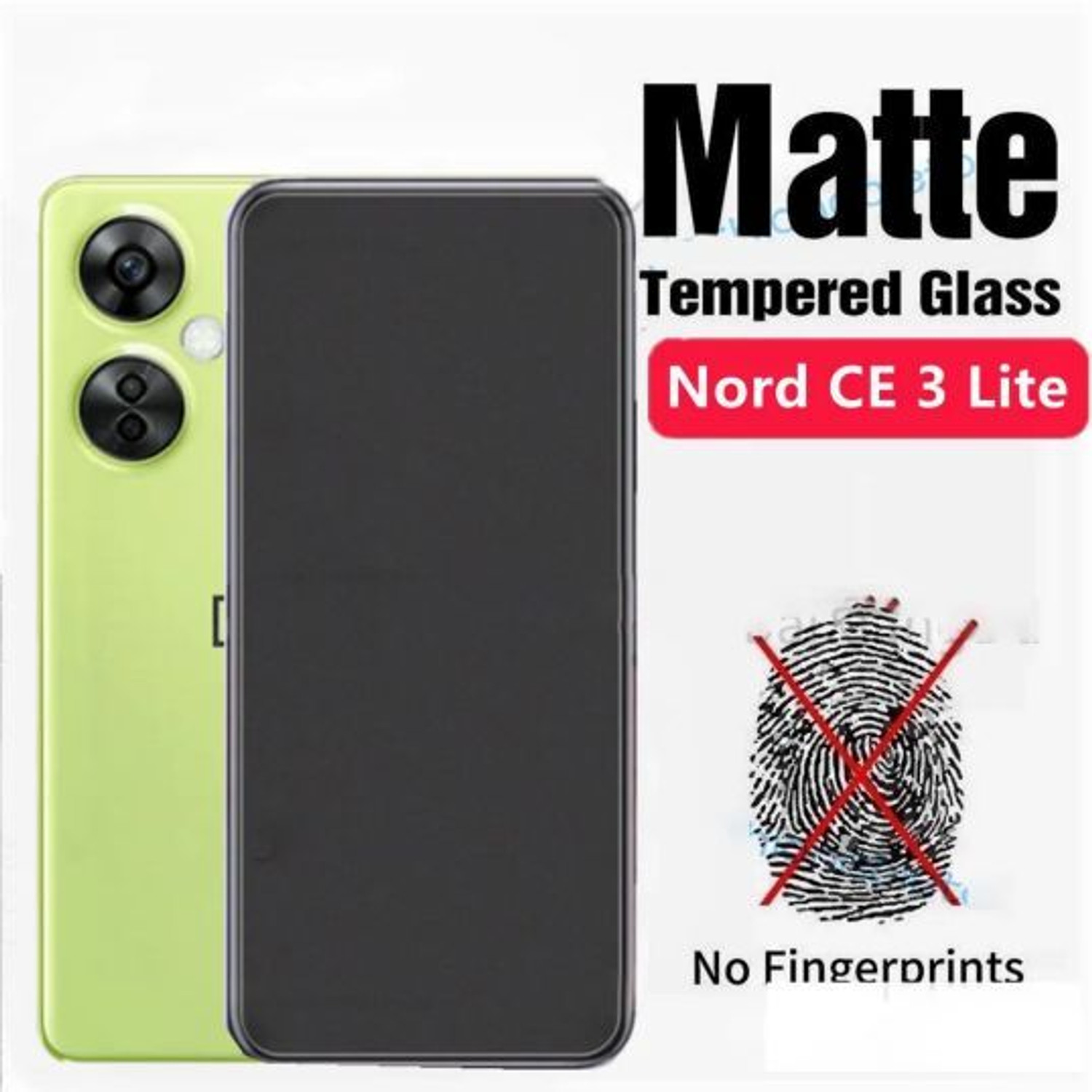 Image of Olonga Edge To Edge Tempered Glass for OnePlus Nord CE 3 Lite 5G