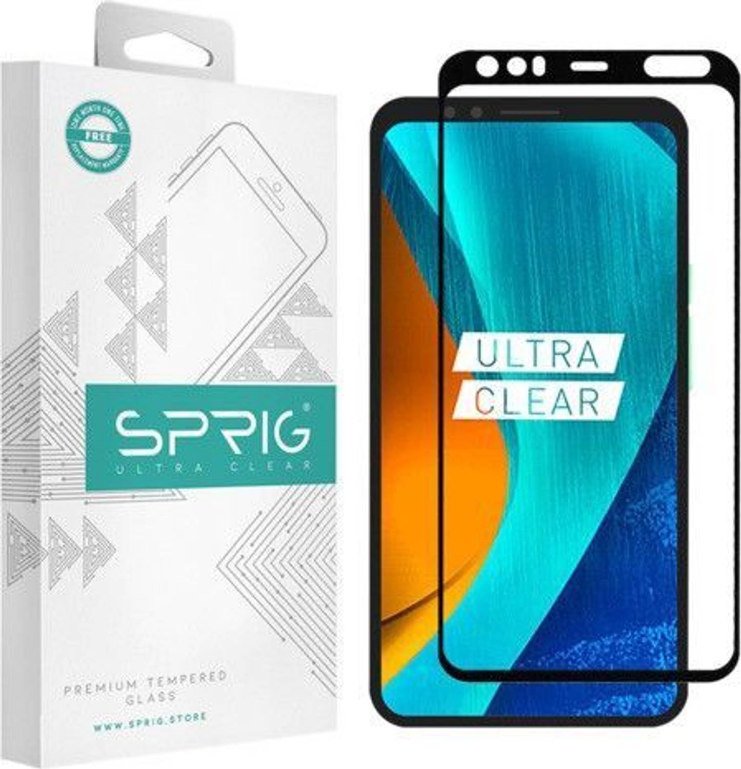 Sprig Edge To Edge Tempered Glass for Google Pixel 4 XL, Pixel 4