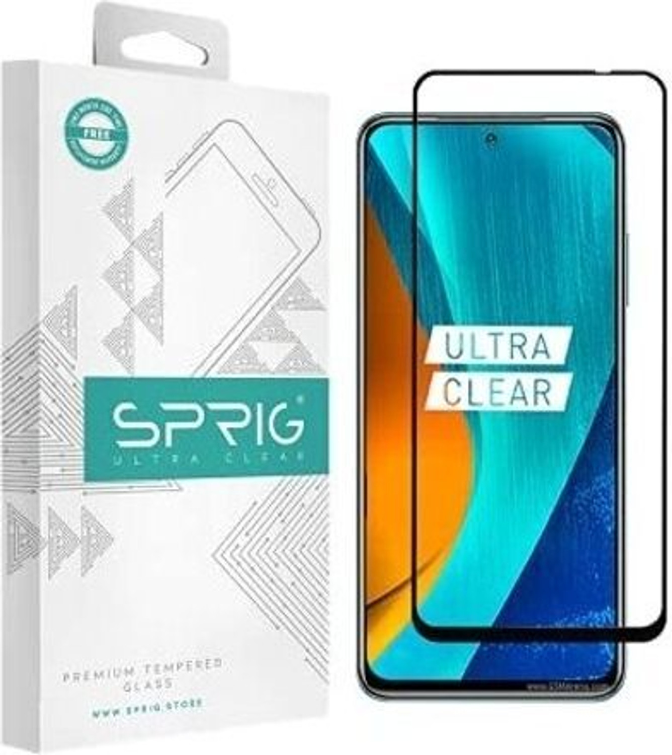 Image of Sprig Edge To Edge Tempered Glass for POCO M4 Pro, MI POCO M4, M4 PRO 5G