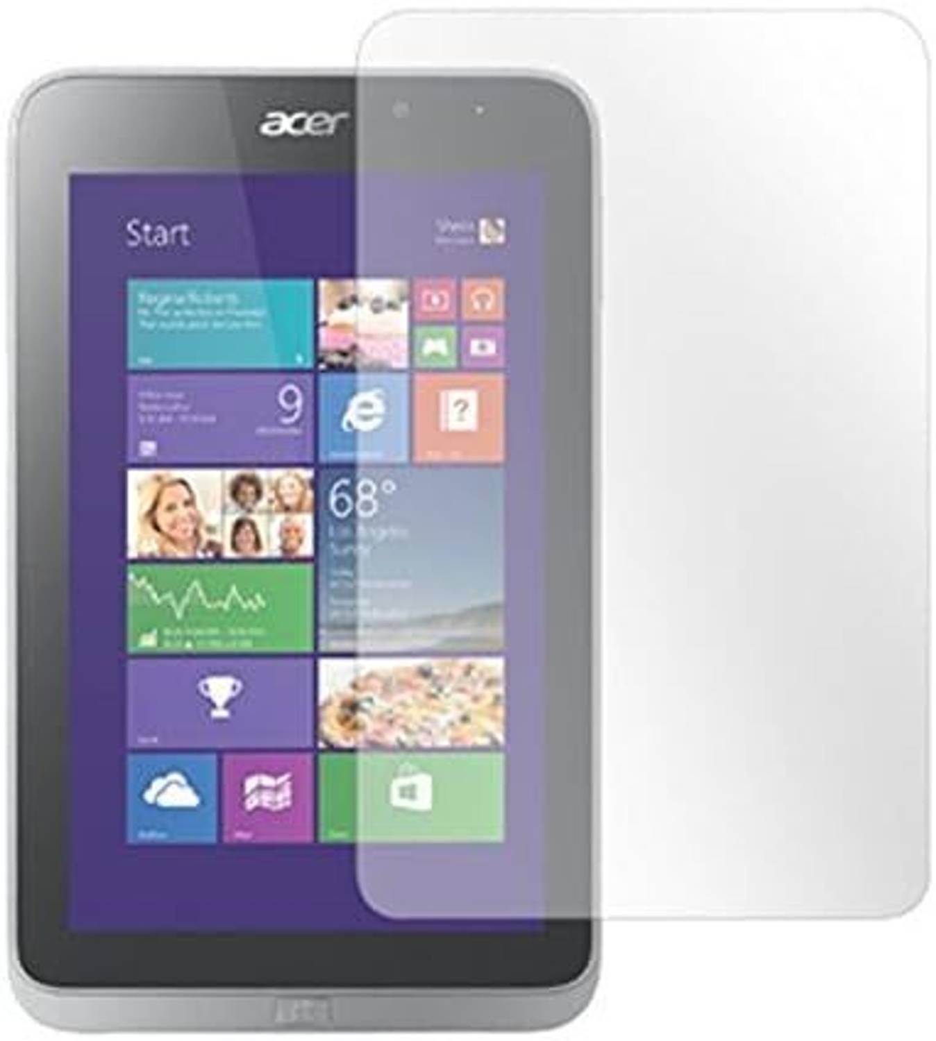 Wishguard Tempered Glass Guard for Acer Iconia W4 3G (8.0 inch) [Ultra Clear HD Tempered Glass with Nano Technology]