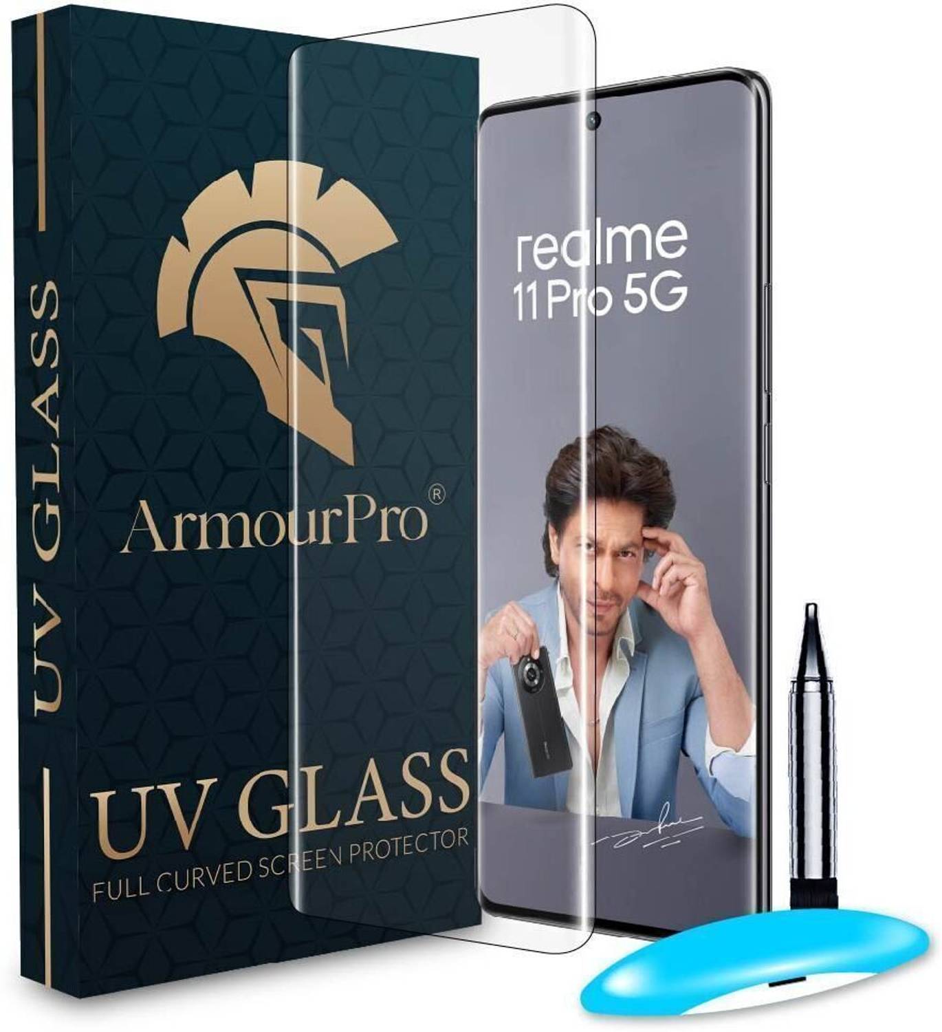 ArmourPro Edge To Edge Tempered Glass for Realme 11 Pro Plus 5G, Realme 11 Pro 5G, Realme Narzo 60 Pro 5G