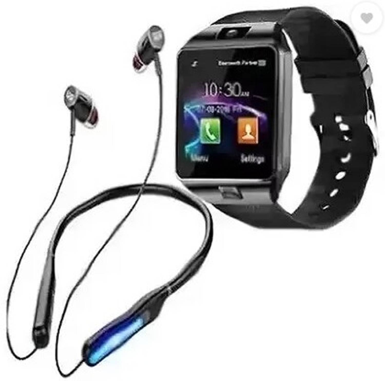 Varsha Edge To Edge Tempered Glass for BED DZ O9 watch android wa
