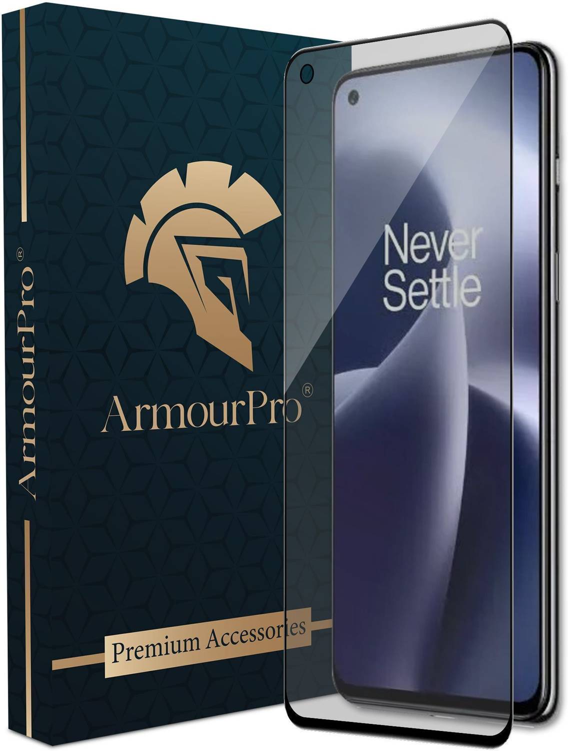 ArmourPro Edge To Edge Tempered Glass for OnePlus Nord 2T 5G, Nord CE 5G, Nord 2 5G, Matte Protection
