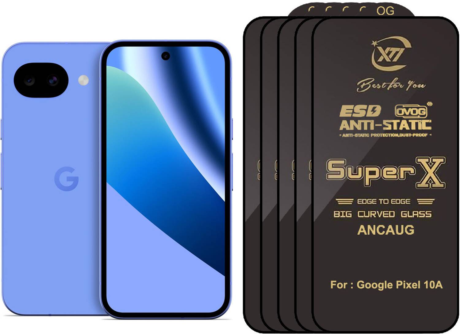 SuperX Edge To Edge Tempered Glass for Google Pixel 10A