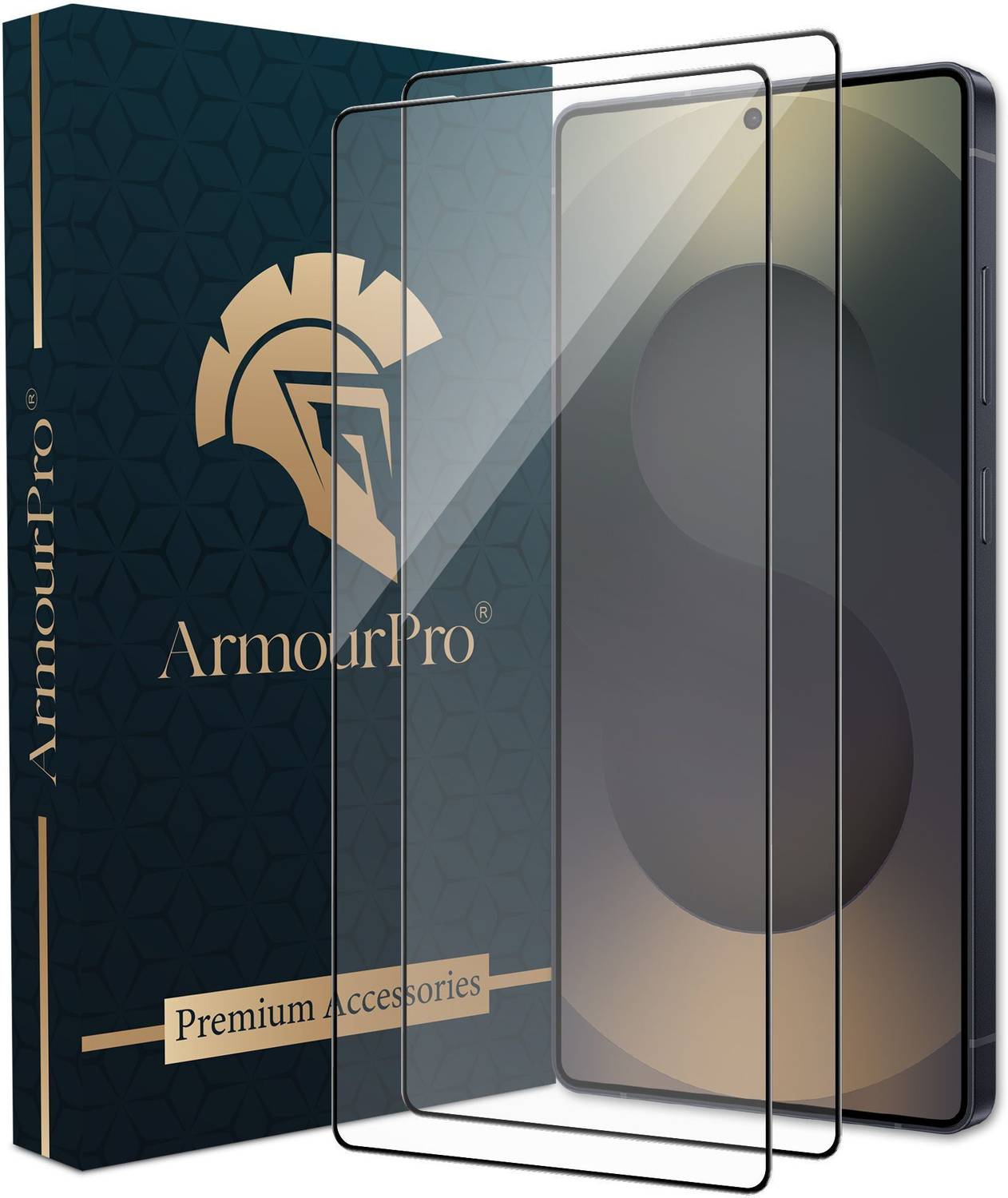 ArmourPro Edge To Edge Tempered Glass for Samsung Galaxy S25 Ultra 5G, Samsung S25 Ultra