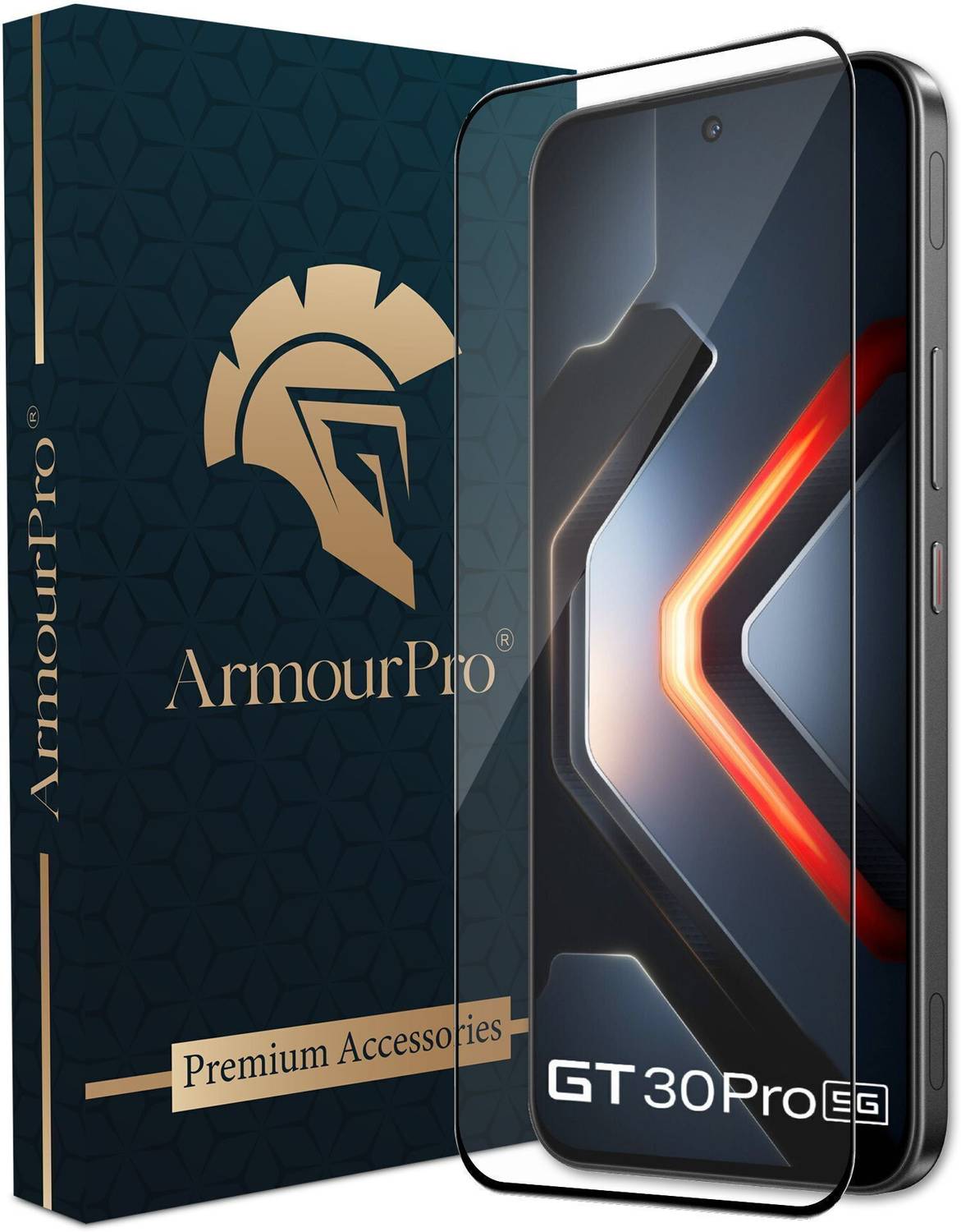 ArmourPro Edge To Edge Tempered Glass for Infinix GT 30 Pro 5G, Infinix GT 30 Pro