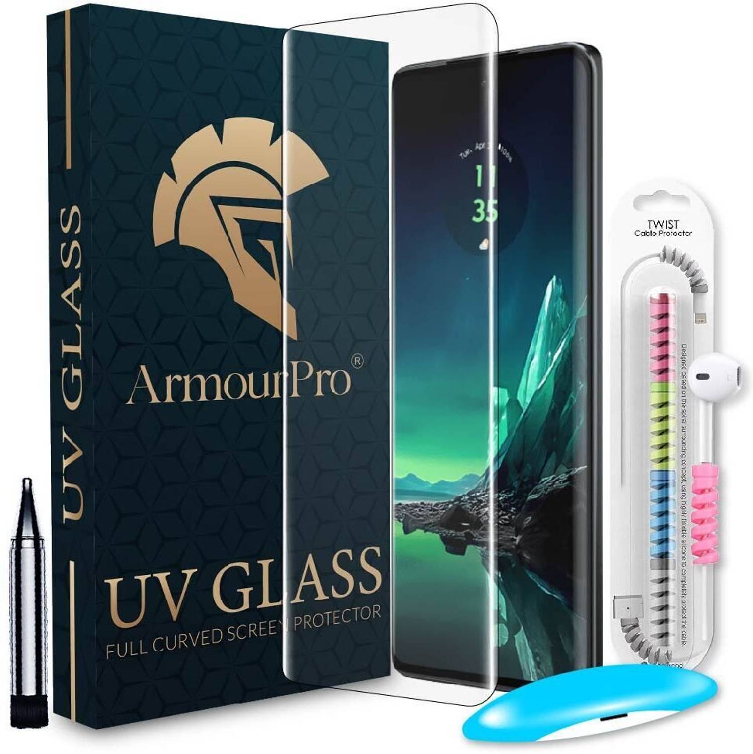 ArmourPro Edge To Edge Tempered Glass for Motorola Edge 40 Neo, M