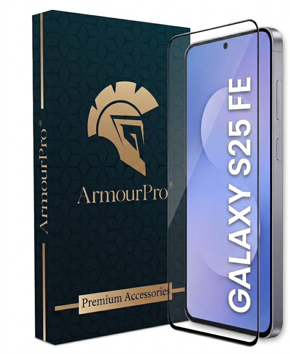 ArmourPro Edge To Edge Tempered Glass for Samsung Galaxy S25 FE 5G, Samsung S25 FE 5G, Samsung S25 FE