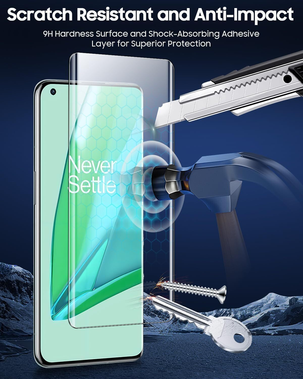Image of Shuotech Edge To Edge Tempered Glass for moto edge 60 pro 5g, primium edge to edge gorila glass for moto edge 60 pro 5g