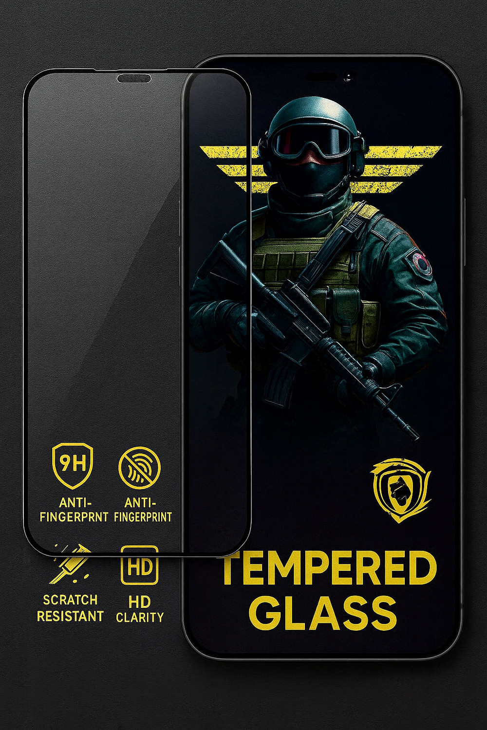 Image of GDMA Edge To Edge Tempered Glass for POCO F5