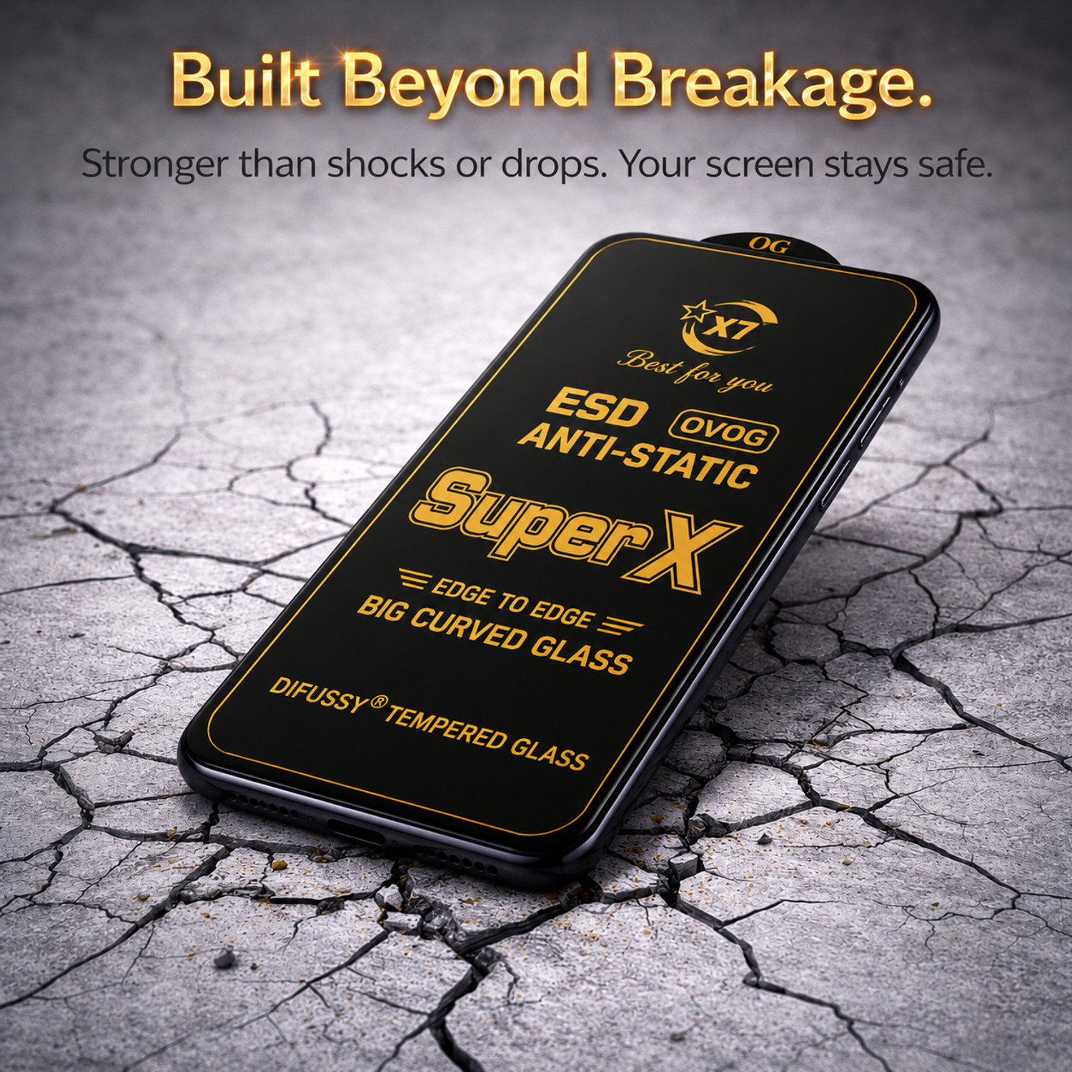 Image of Difussy Edge To Edge Tempered Glass for INFINIX NOTE 30 5G