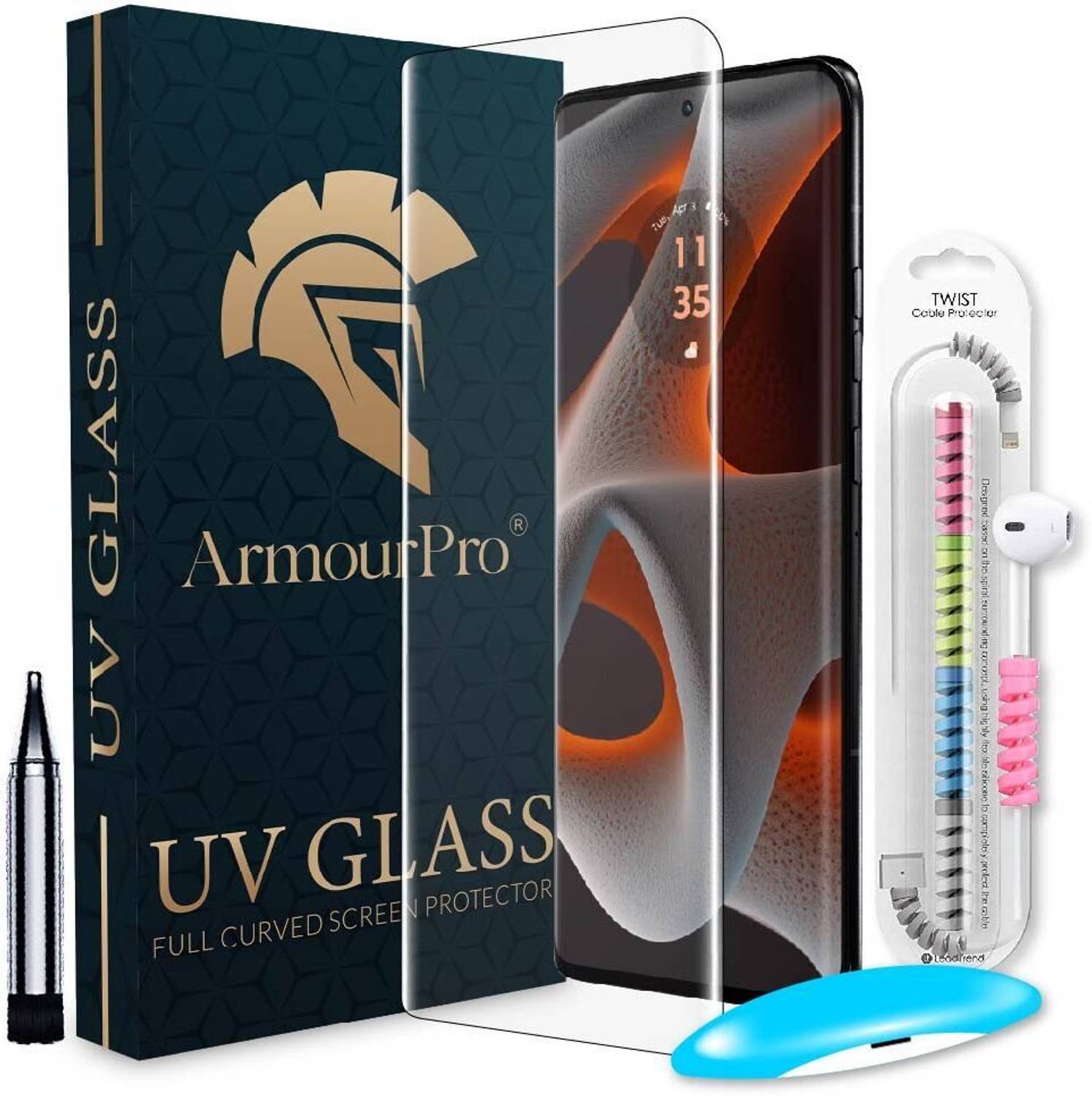 ArmourPro Edge To Edge Tempered Glass for Motorola Edge 50 Pro 5G