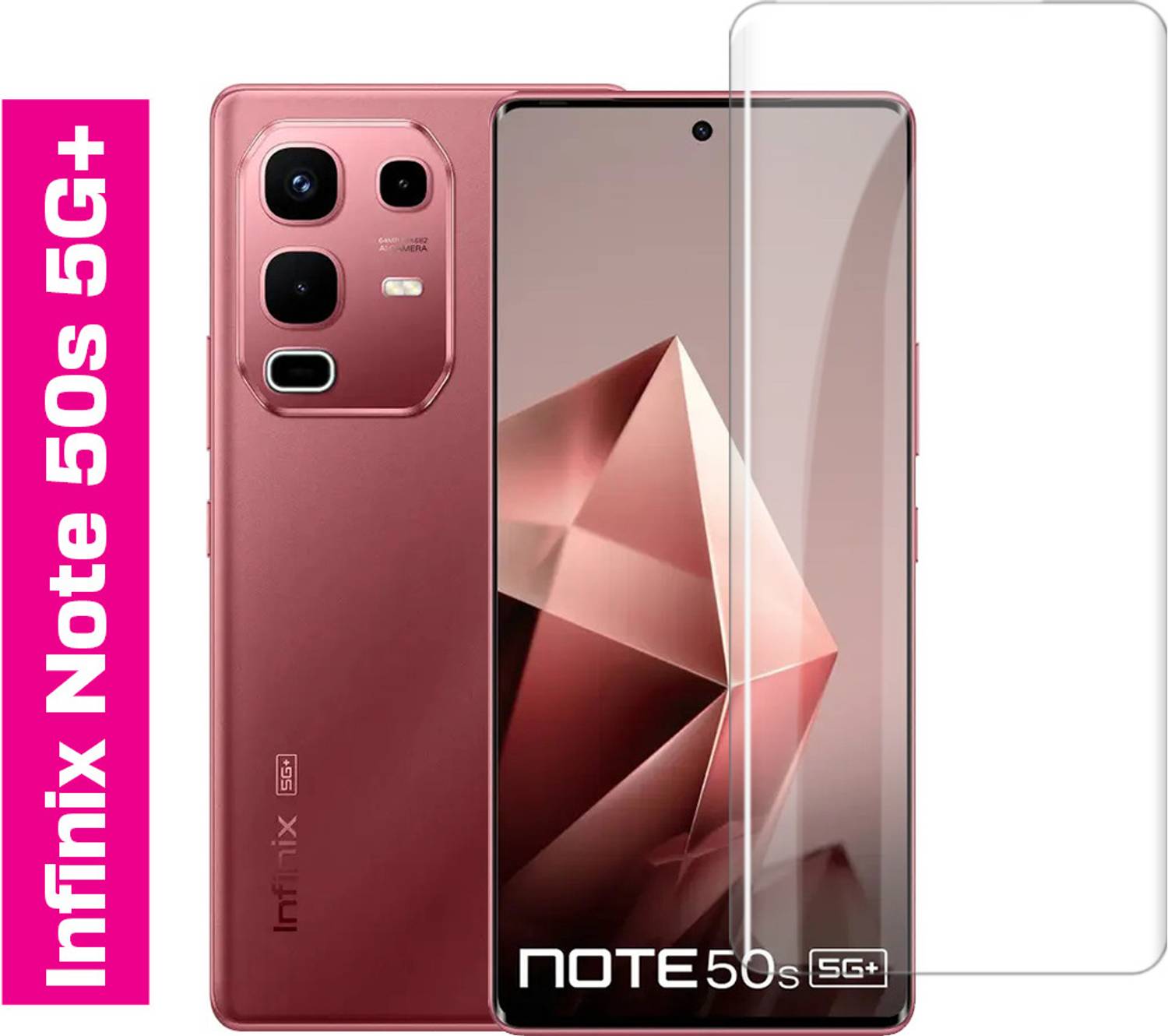 Gorilla Cases Edge To Edge Tempered Glass for Infinix Note 50s 5G+