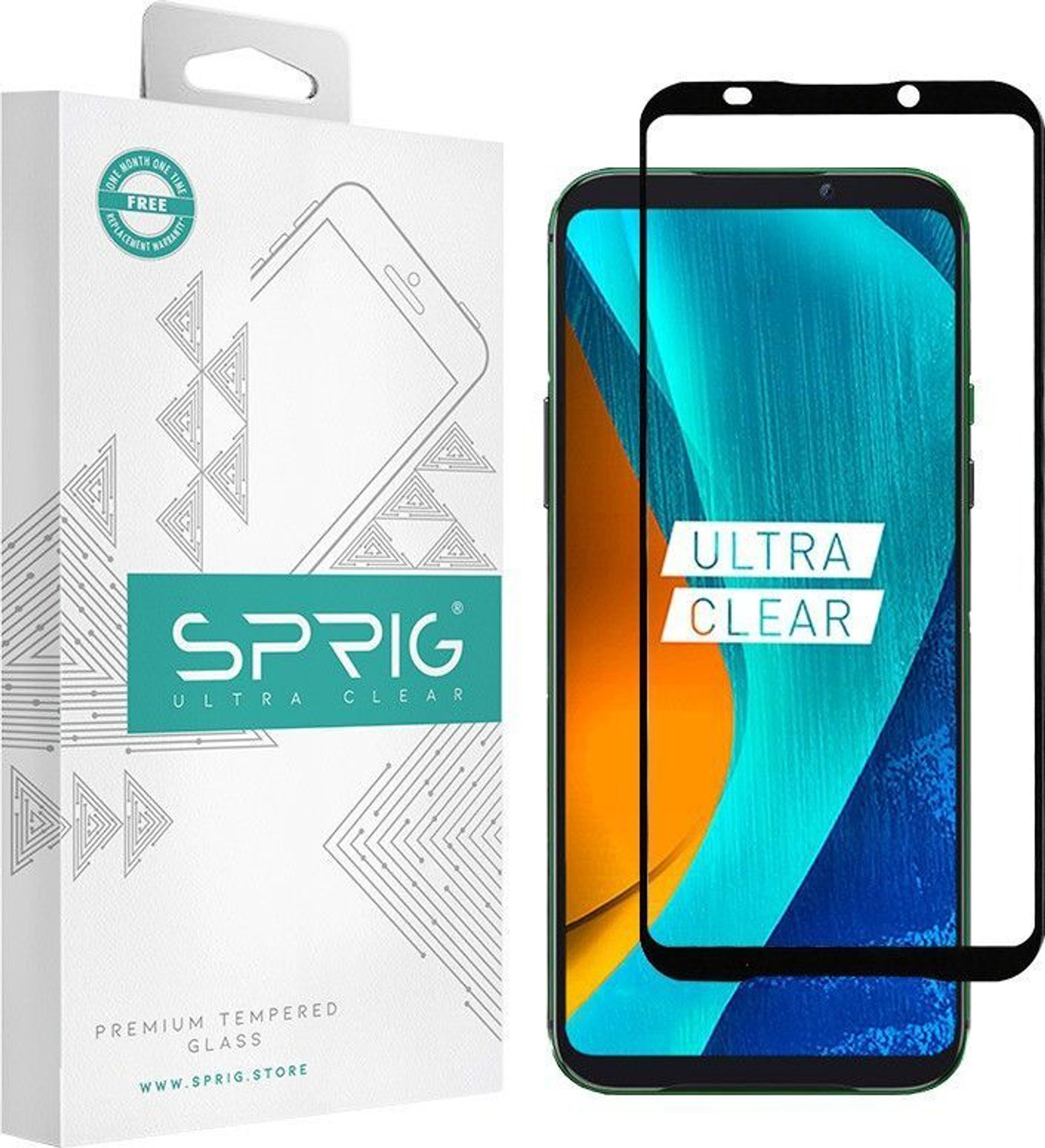 Image of Sprig Edge To Edge Tempered Glass for BLACK Shark 2, Black Shark 2