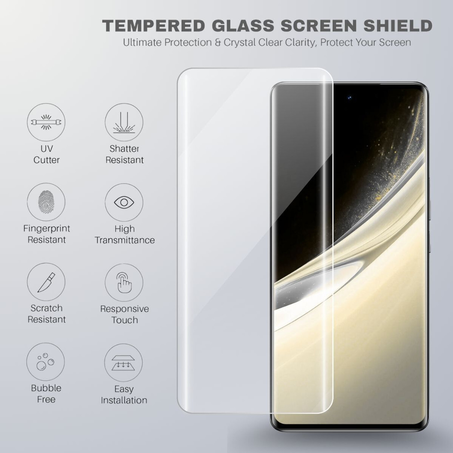 Image of Flipkart SmartBuy Edge To Edge Tempered Glass for RealMe 15 5G (Pack of 1)