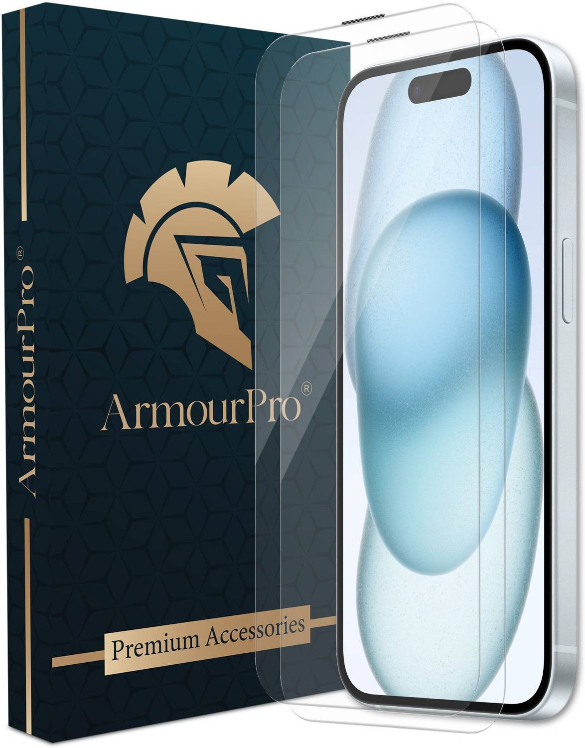 ArmourPro Edge To Edge Tempered Glass for iPhone 16 Plus, iPhone