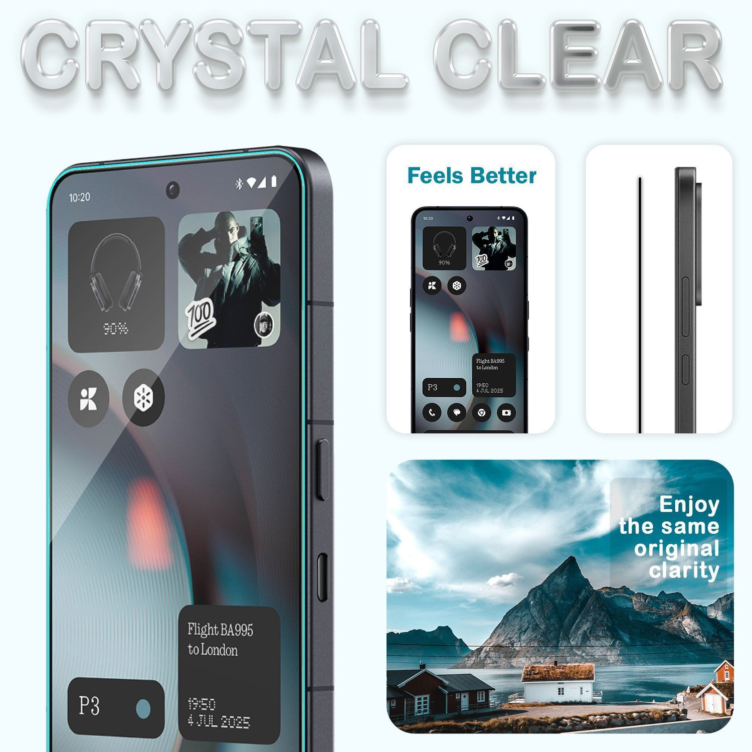 Image of ArmourPro Edge To Edge Tempered Glass for Nothing Phone 3 5G