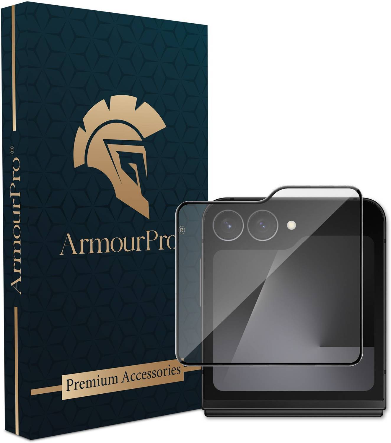 ArmourPro Edge To Edge Tempered Glass for Samsung Galaxy Z Flip 7 FE 5G, Samsung Z Flip 7 FE, Samsung ZFlip 7 FE 5G