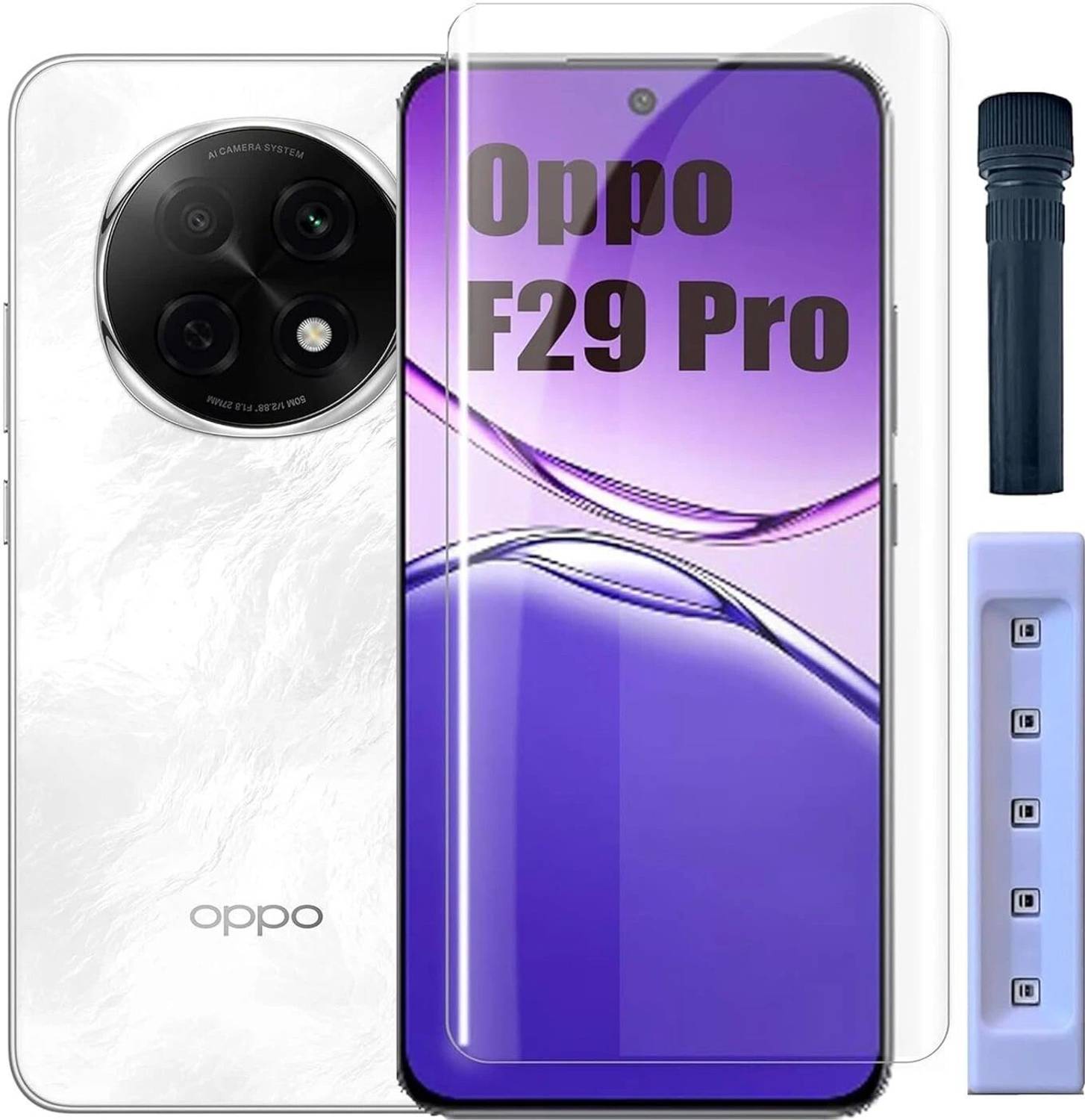 Gorilaa OG Edge To Edge Tempered Glass for Uv Tempered Glass Screen Protector Guard Compatible For OPPO F29 Pro 5G