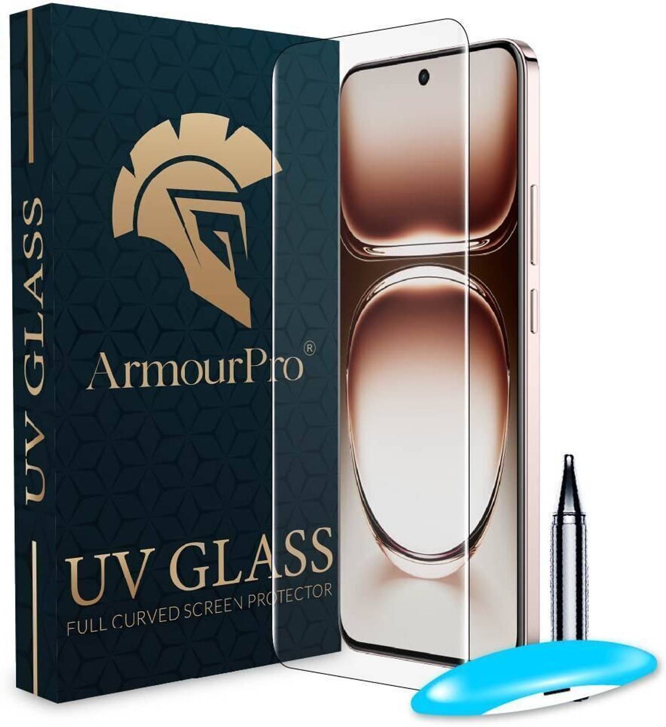 ArmourPro Edge To Edge Tempered Glass for Oppo Reno 12 Pro 5G (Pa