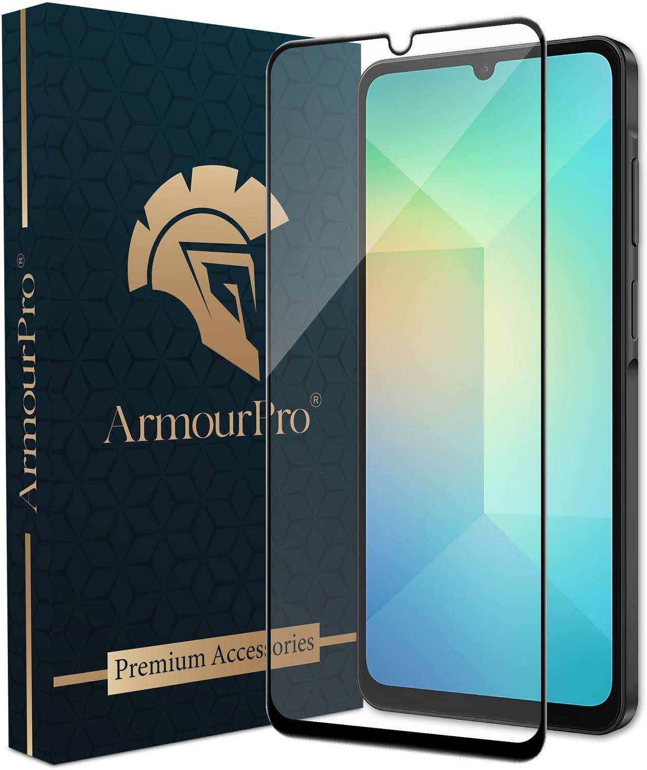 ArmourPro Edge To Edge Tempered Glass for Samsung Galaxy A06 5G, Samsung F06, Samsung M06
