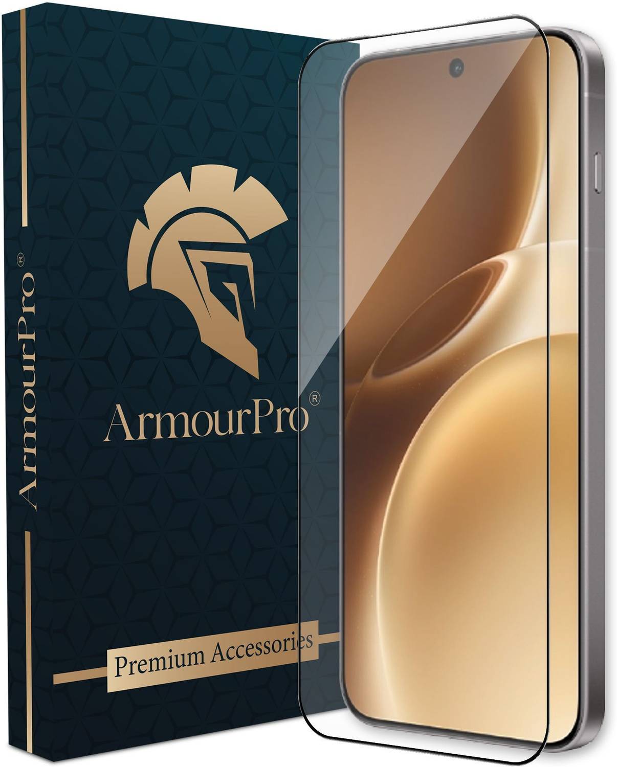 ArmourPro Edge To Edge Tempered Glass for Vivo X300 Pro 5G, X300 Pro 5G
