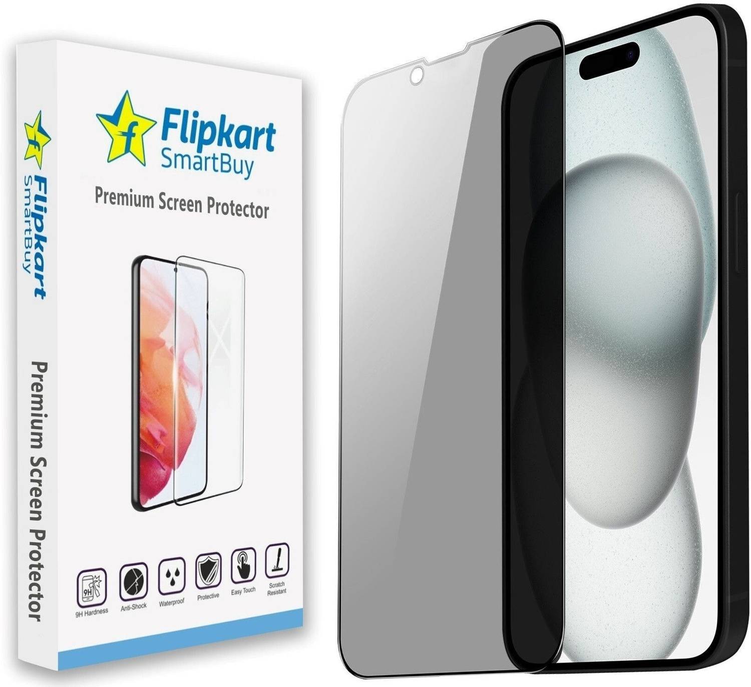Flipkart SmartBuy Edge To Edge Tempered Glass for Apple iPhone 15