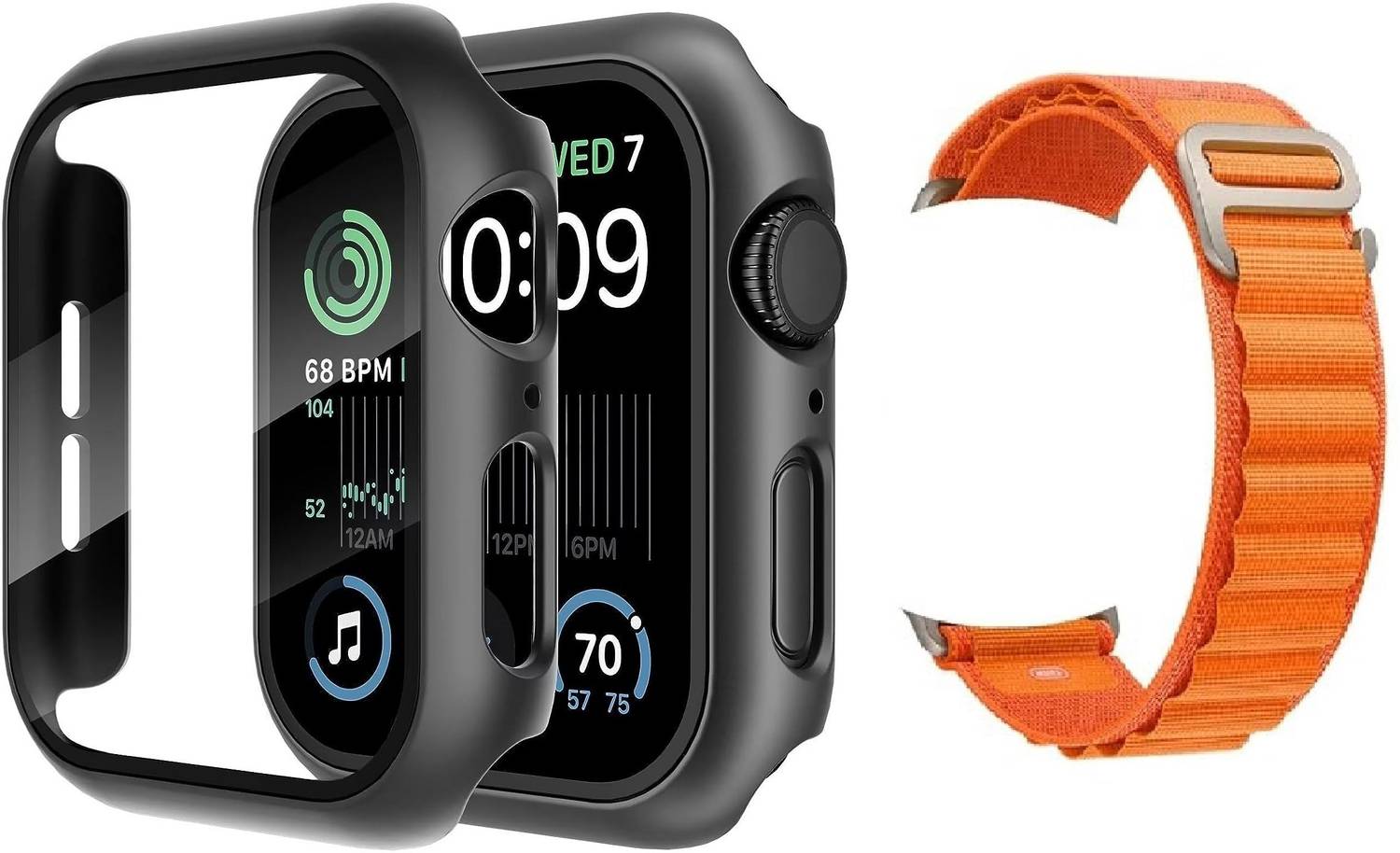 Aenoko Edge To Edge Tempered Glass for Apple Watch SE3/SE2/SE/Ser
