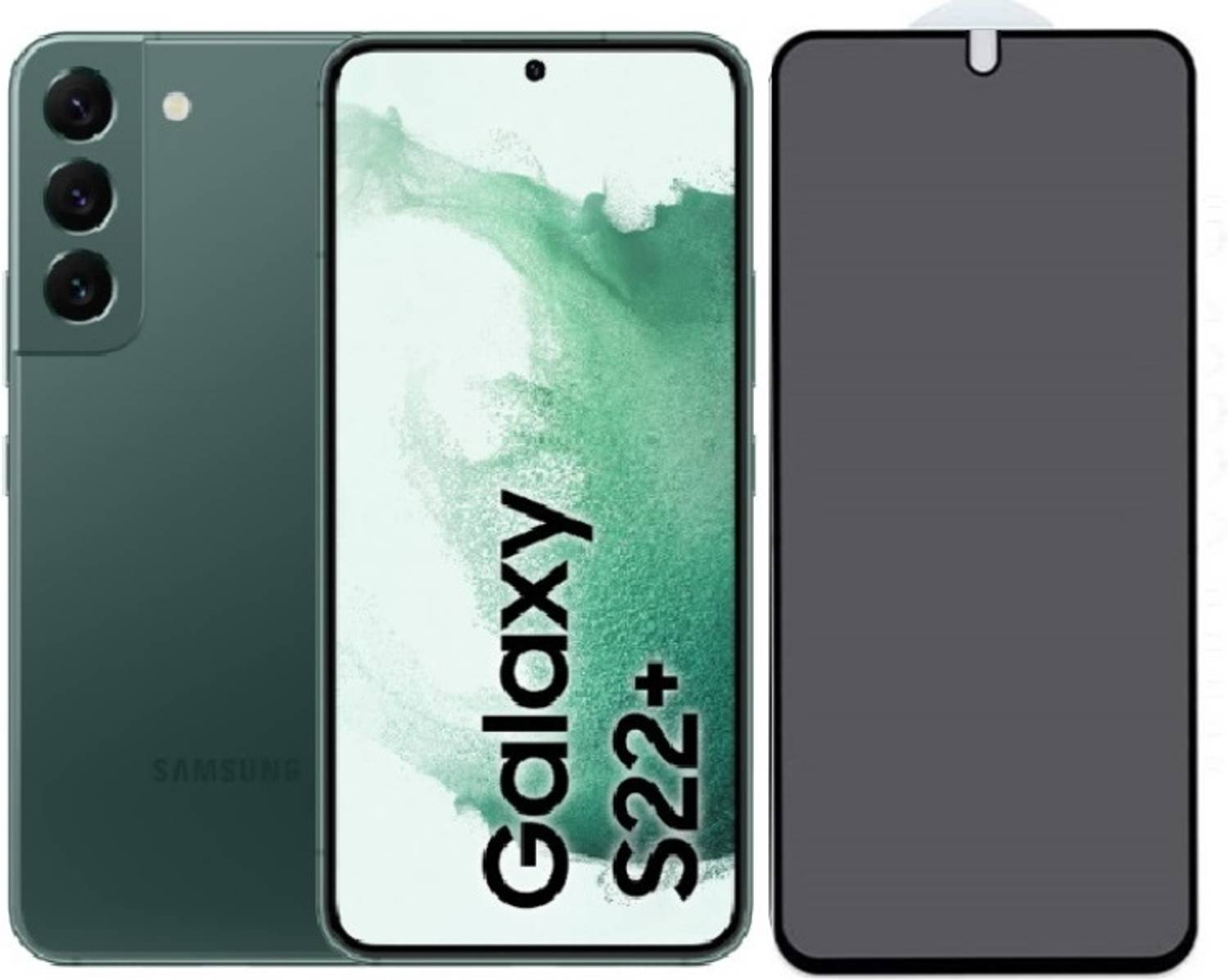 Blate Edge To Edge Tempered Glass for SAMSUNG GALAXY S22 PLUS ANTI SPY SCRATCH RESISTANT PRIVACY PROTECTION