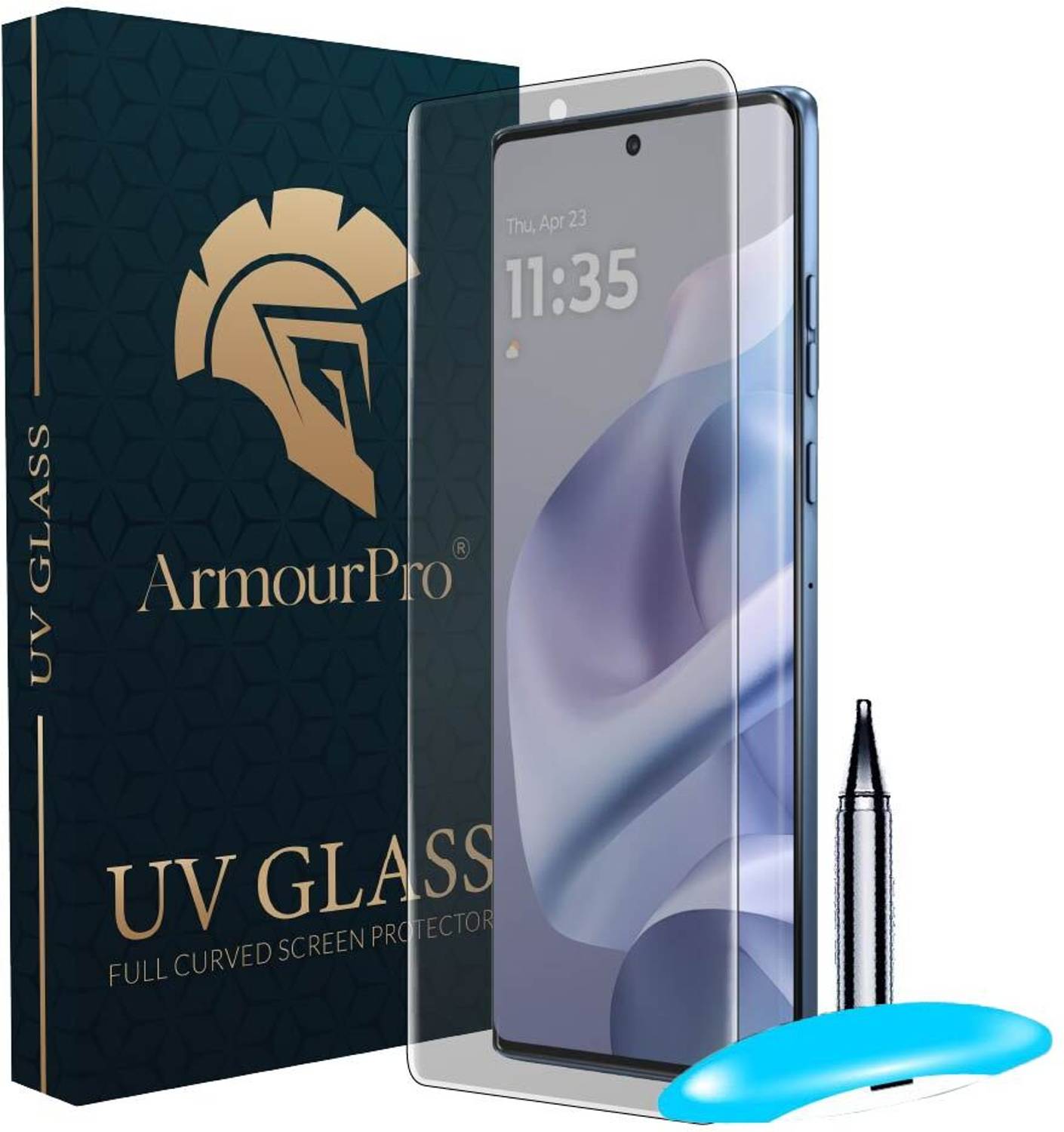 ArmourPro Edge To Edge Tempered Glass for Motorola G96 5G, Motorola G96, Moto G96 5G, Matte Anti-Glare Guard