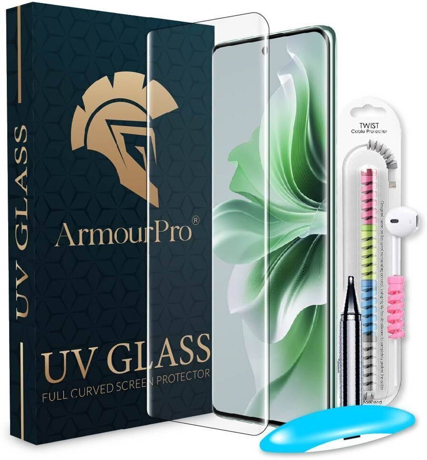 ArmourPro Edge To Edge Tempered Glass for Oppo Reno 11 5G, Oppo R