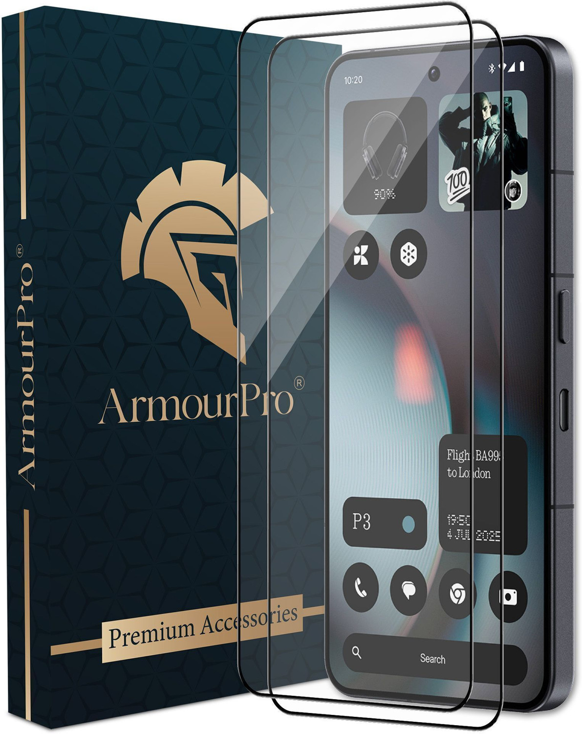 Image of ArmourPro Edge To Edge Tempered Glass for Nothing Phone 3 5G
