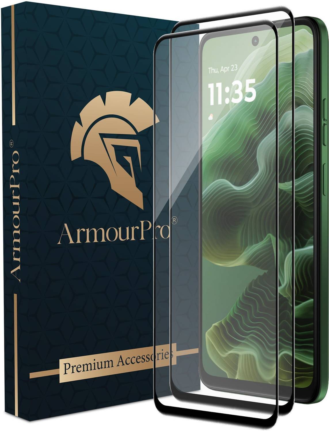 ArmourPro Edge To Edge Tempered Glass for MOTOROLA g35 5G, Moto G