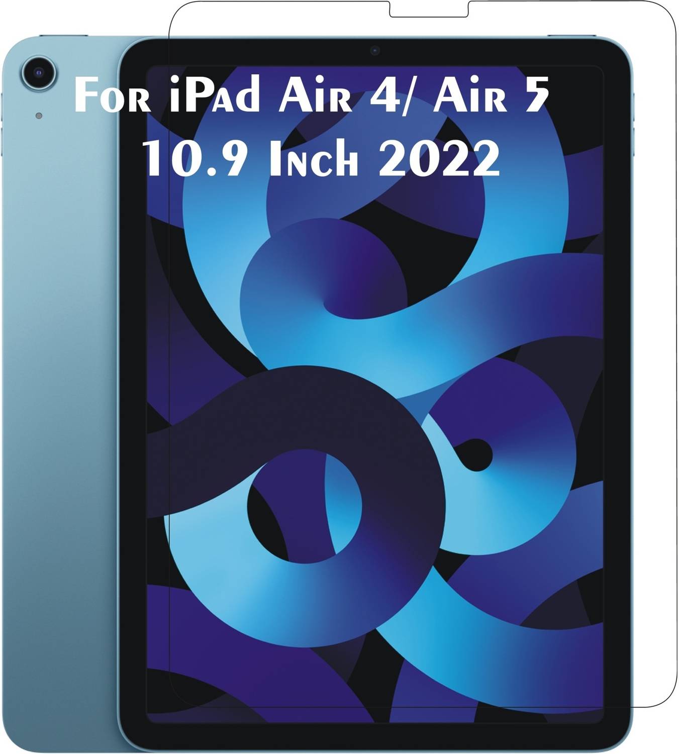 MOBIVIILE Edge To Edge Tempered Glass for Apple iPad 5th Gen 10.9 inch
