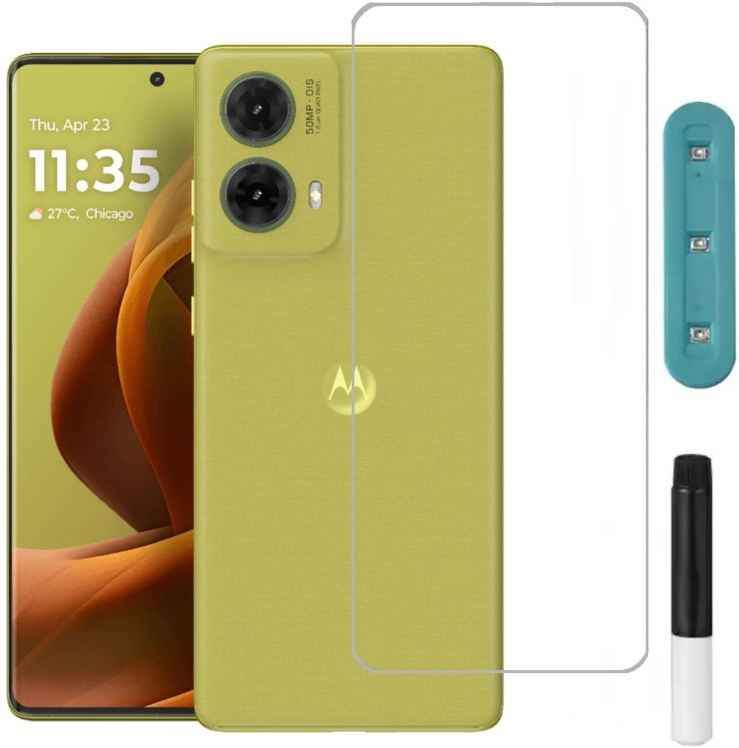 Flipkart SmartBuy Edge To Edge Tempered Glass for Motorola G85 5G