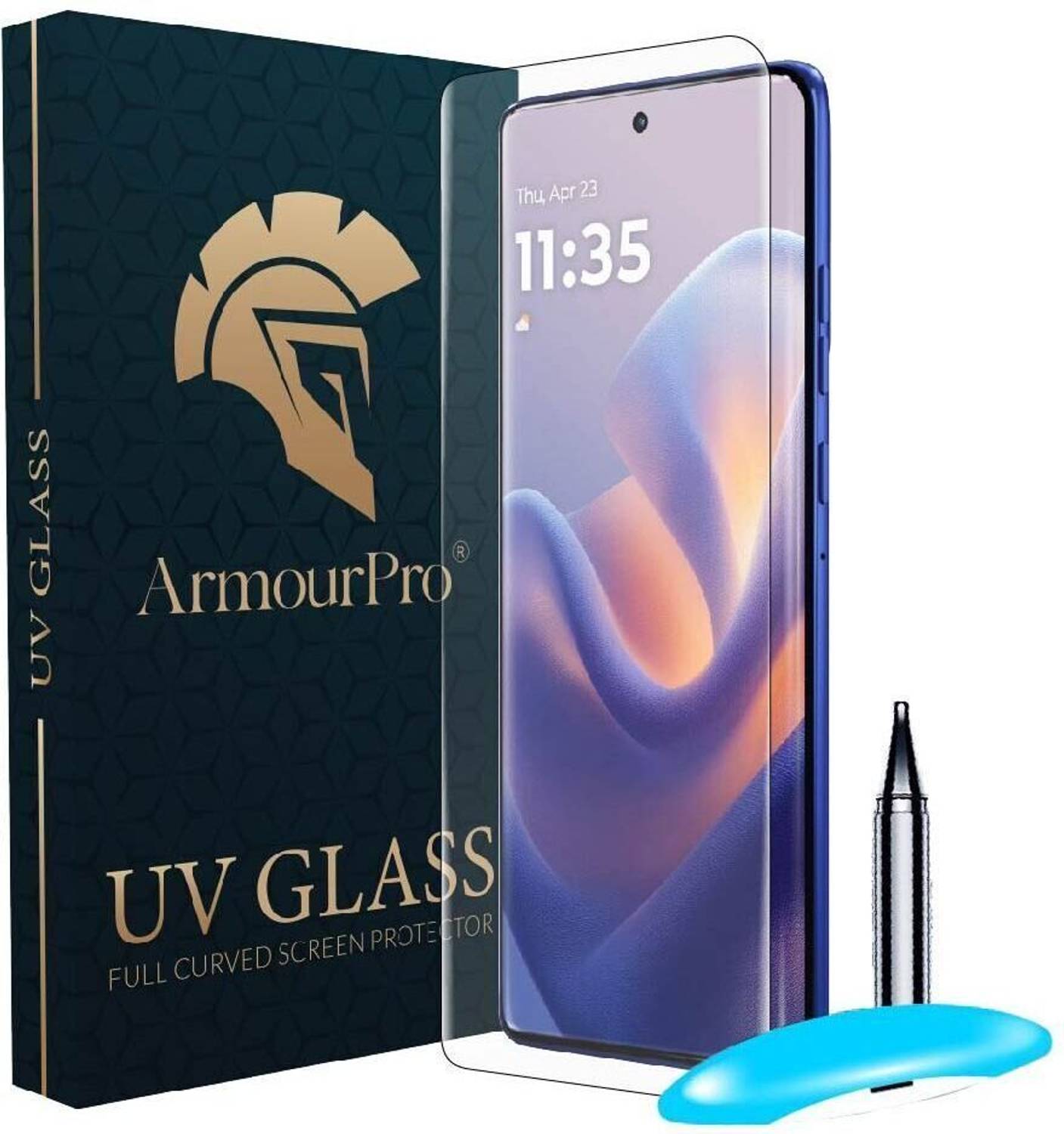 ArmourPro Edge To Edge Tempered Glass for Motorola Edge 60 Pro 5G, Motorola Edge 60 Pro, Edge 60 Pro 5G