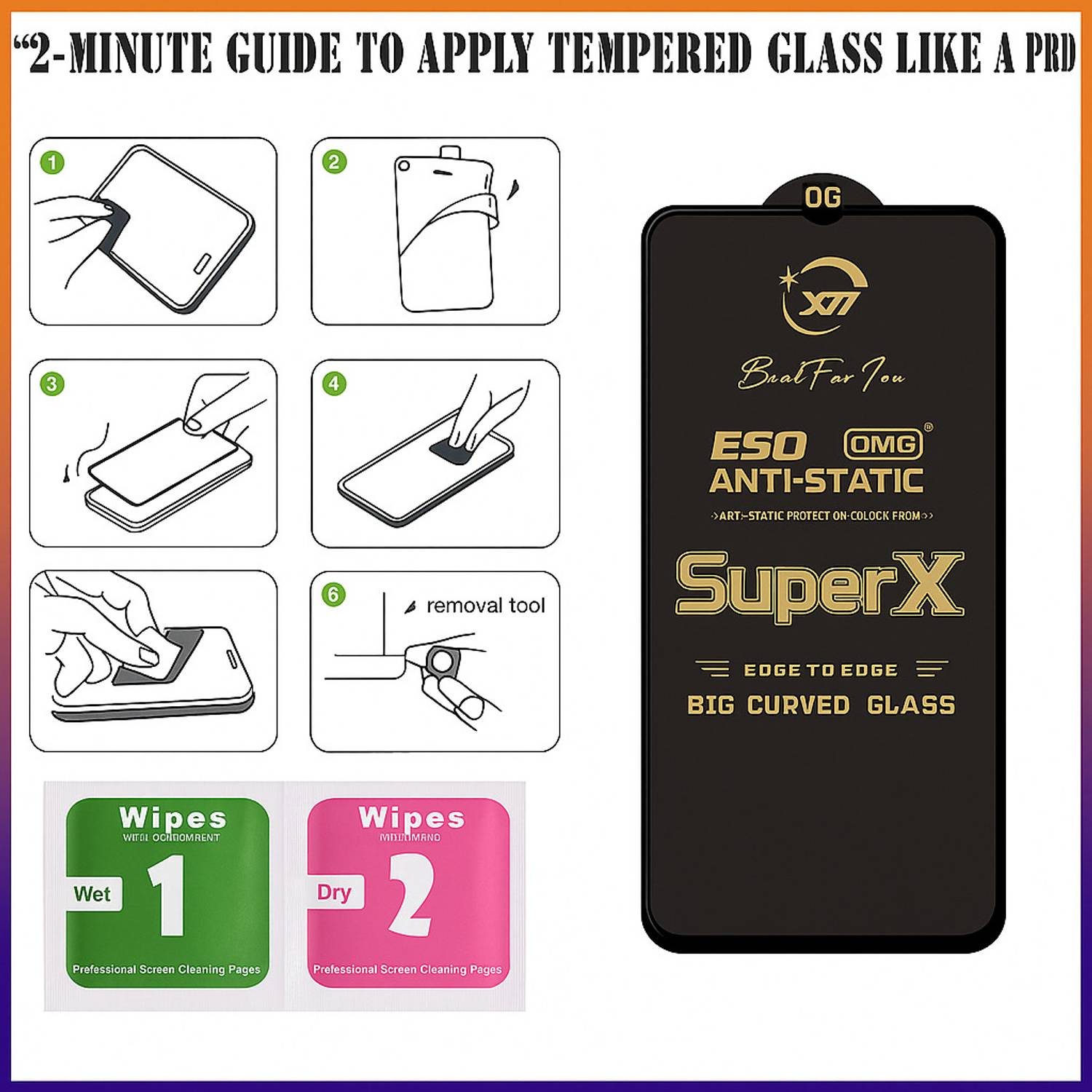 ANILUQ Tempered Glass for Realme 3 Pro Pack of 1 - Image 4