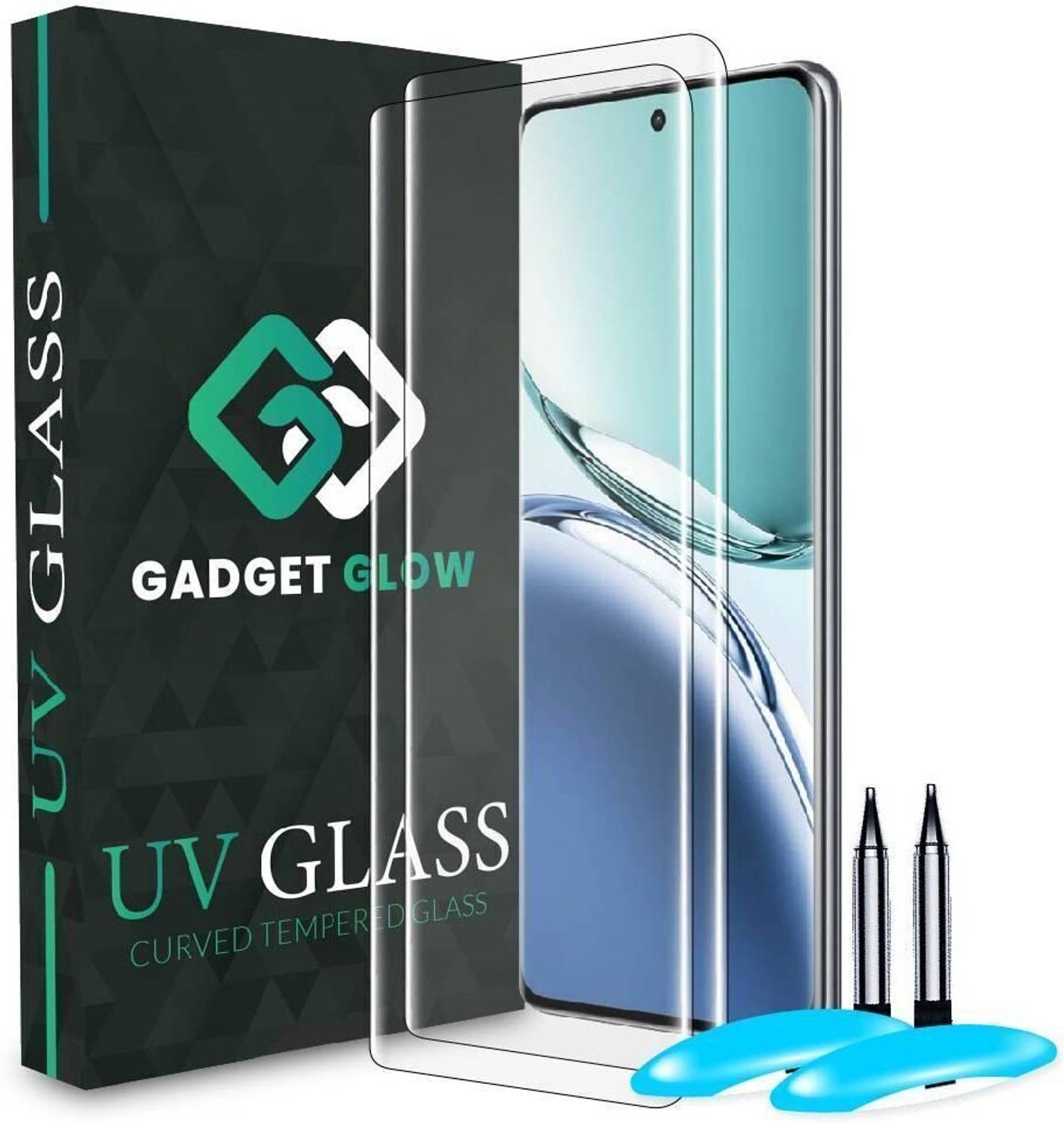 Gadget Glow Edge To Edge Tempered Glass for Oppo F27 Pro Plus 5G,