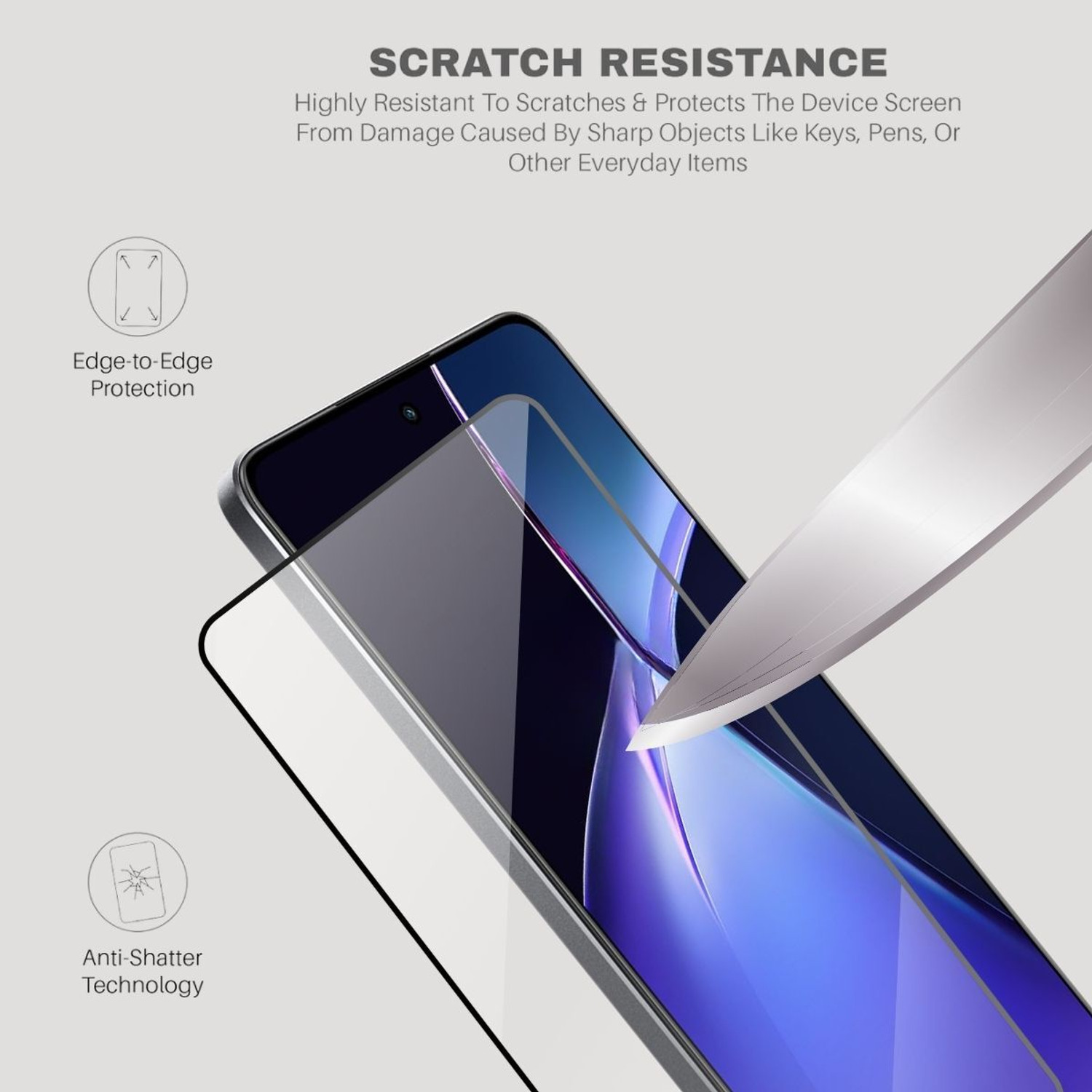 Image of KWINE CASE Edge To Edge Tempered Glass for Samsung Galaxy S24 5G