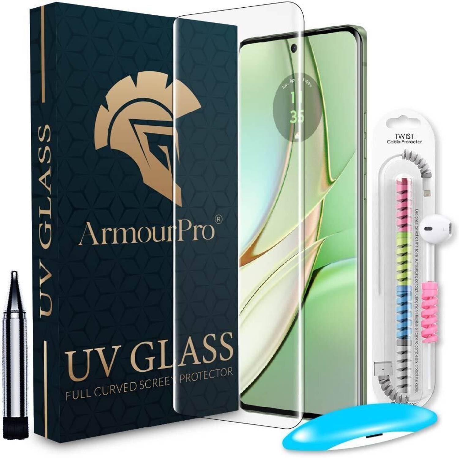 ArmourPro Edge To Edge Tempered Glass for Motorola Edge 40, Motor