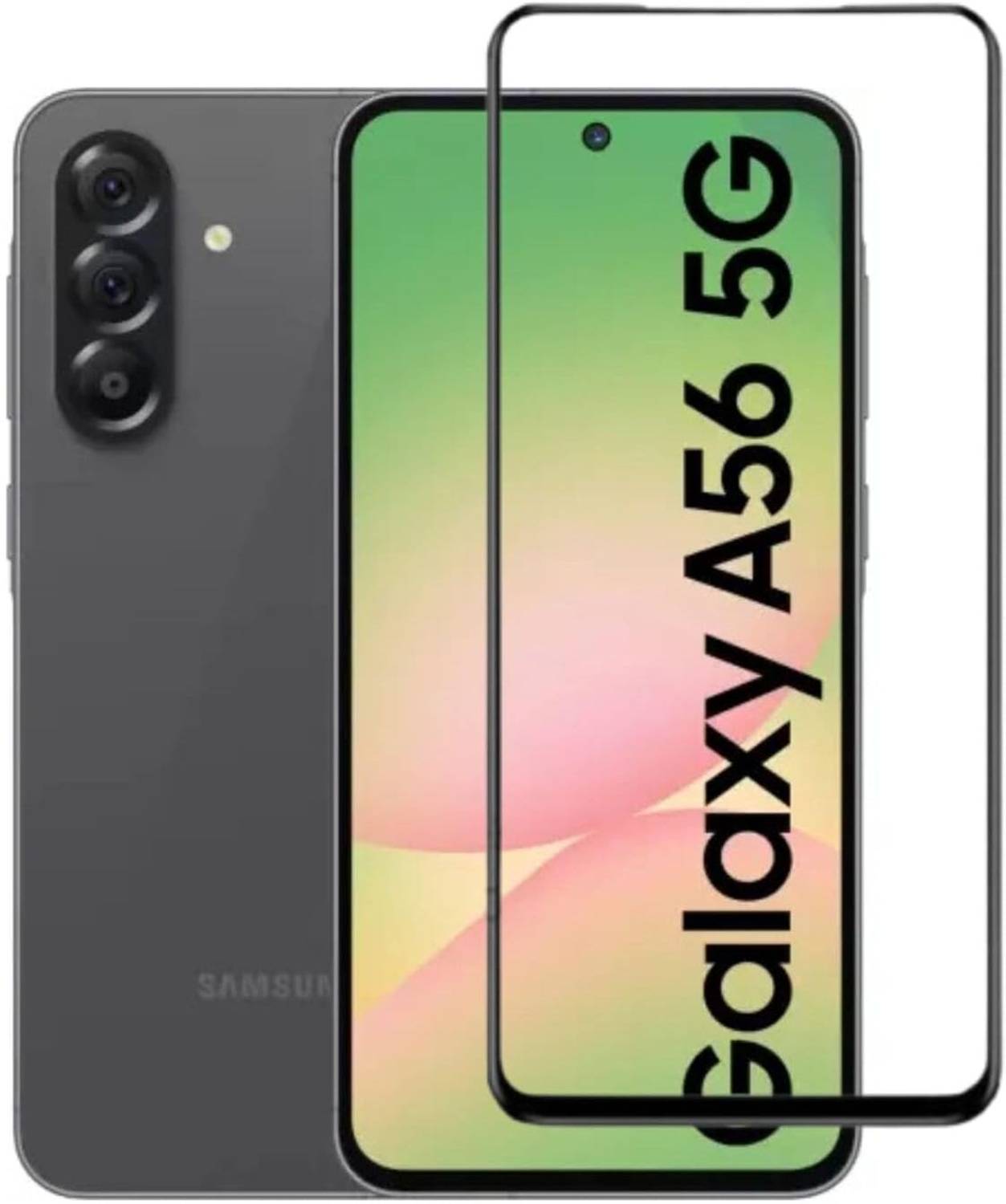EITANSHA CREATION Edge To Edge Tempered Glass for Samsung Galaxy A56